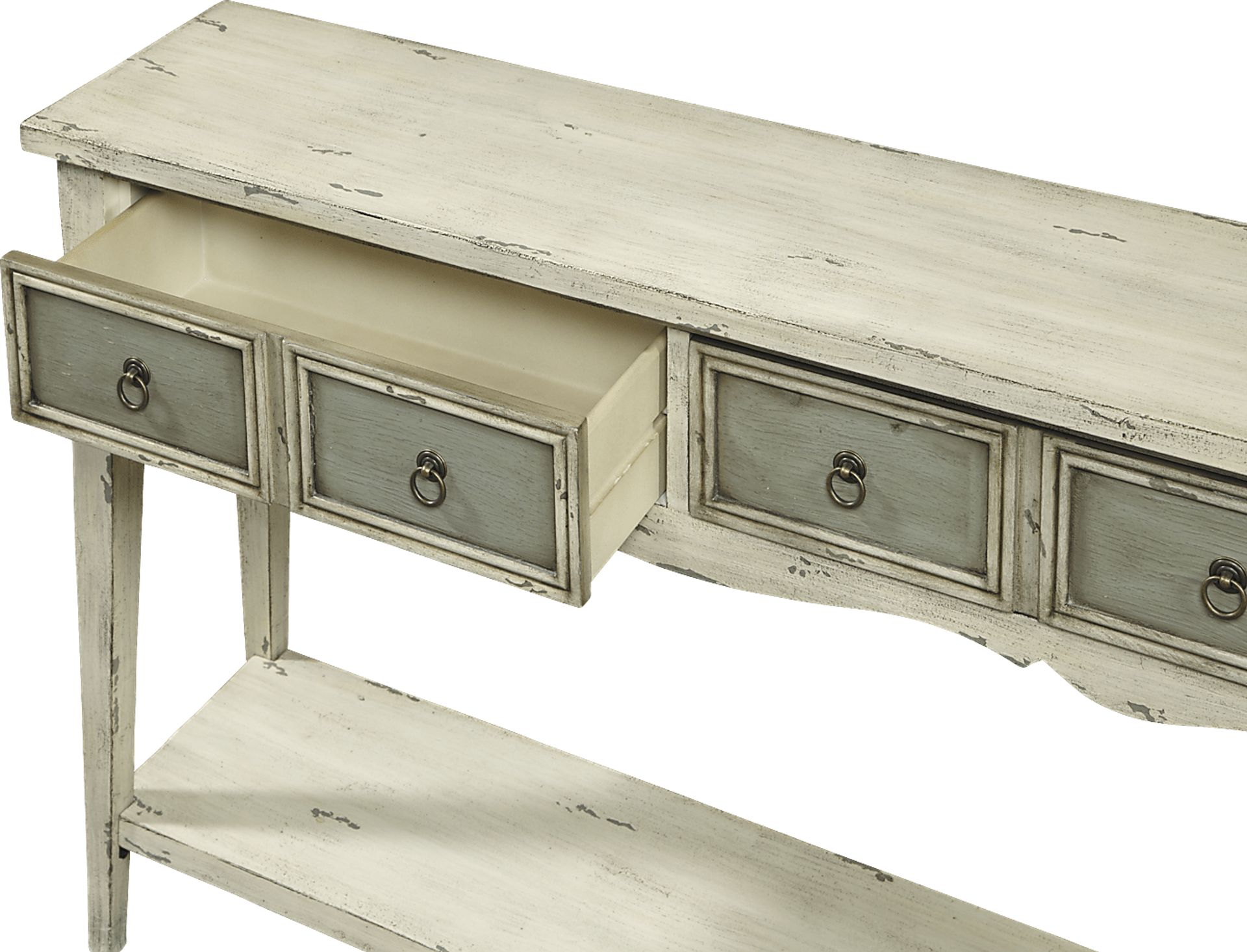 Wren White Sofa Table - Image 2