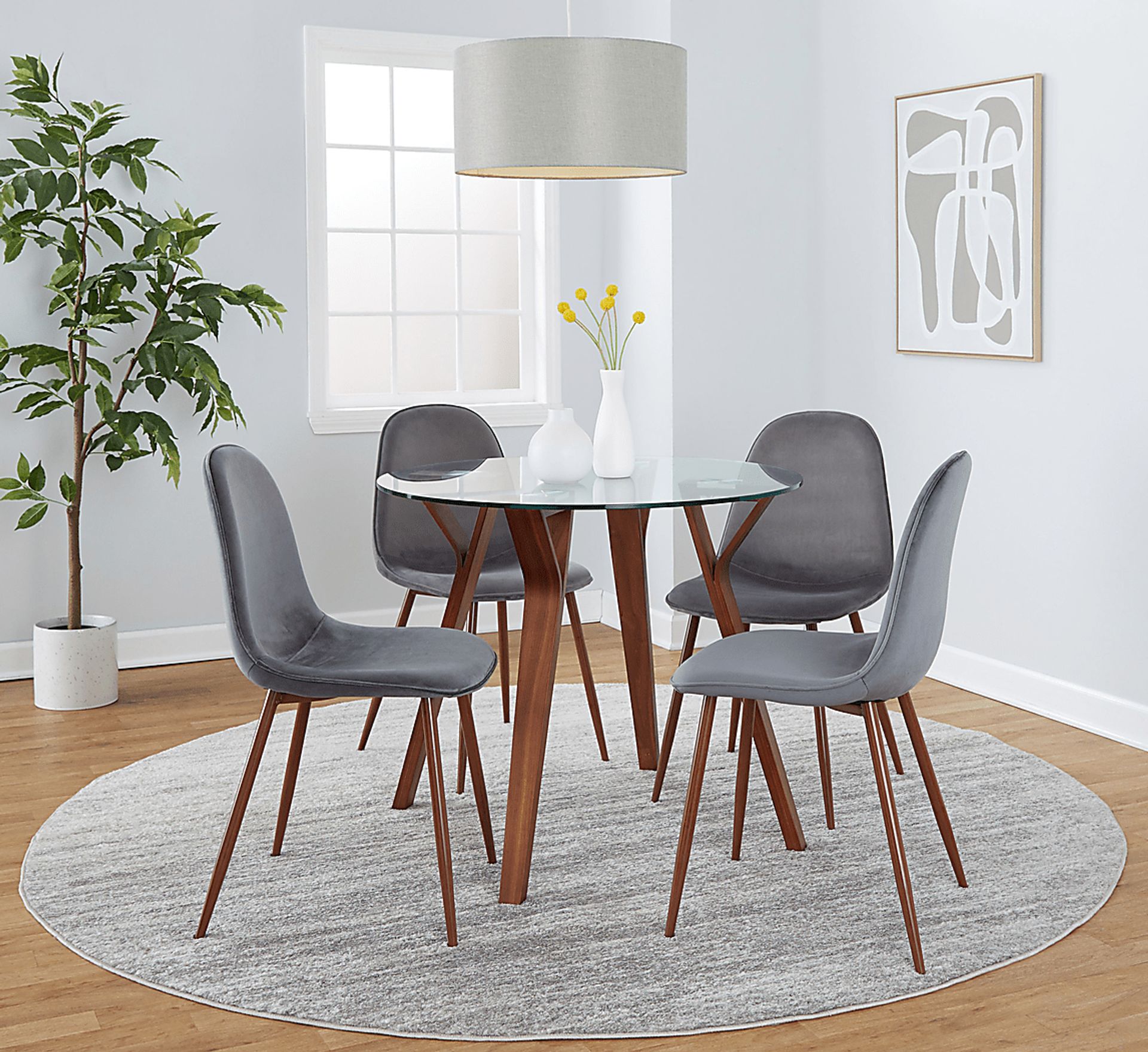 Wrenfrew I Gray 5 Pc Dining Set - Image 2