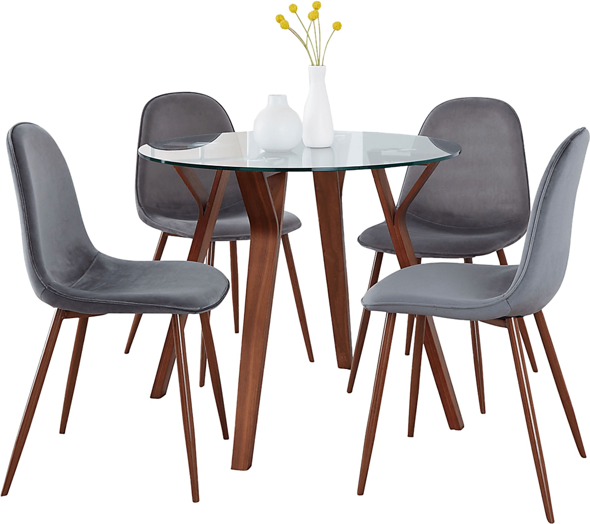 Wrenfrew I Gray 5 Pc Dining Set - Image 1