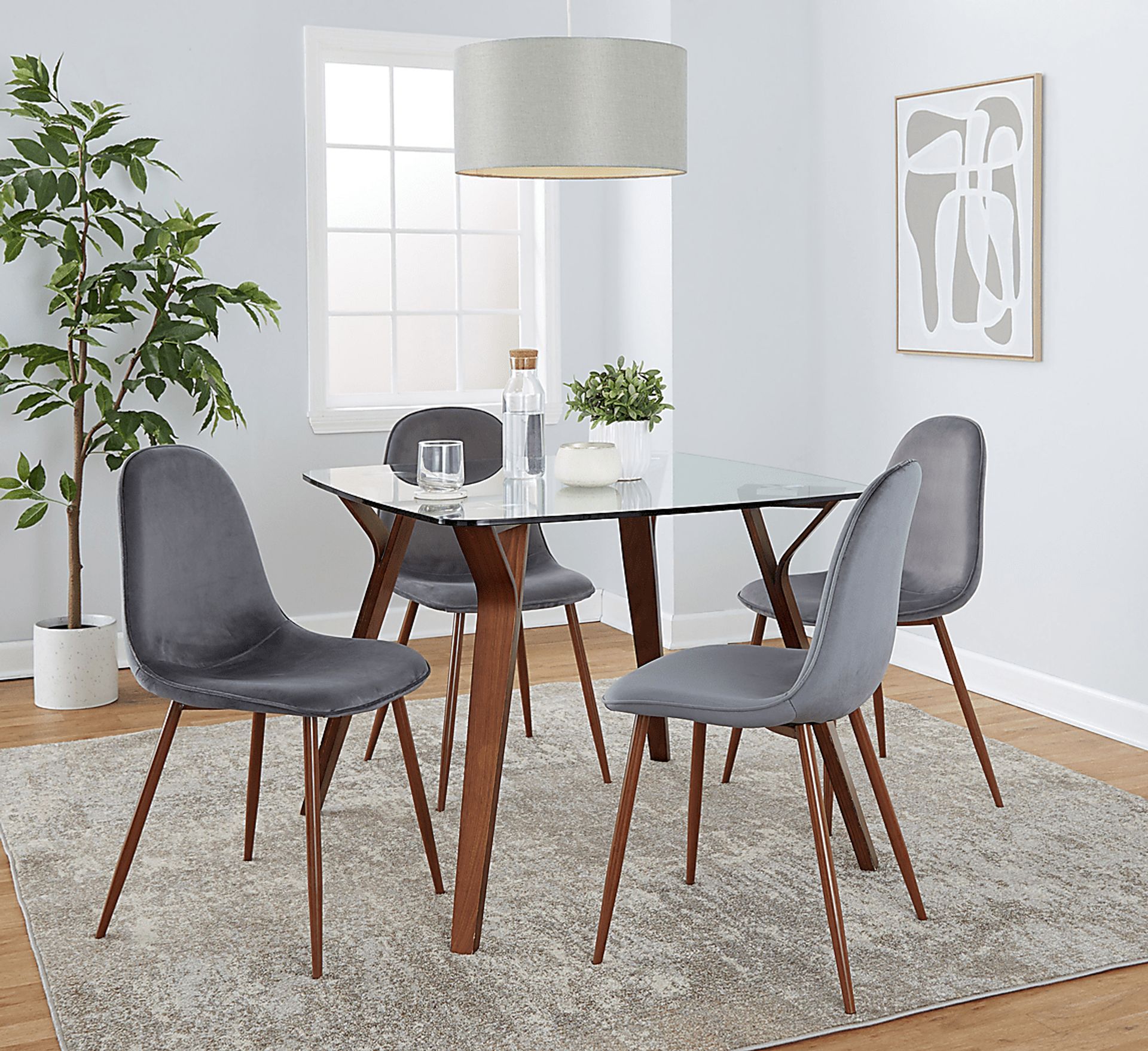 Wrenfrew II Gray 5 Pc Dining Set - Image 2
