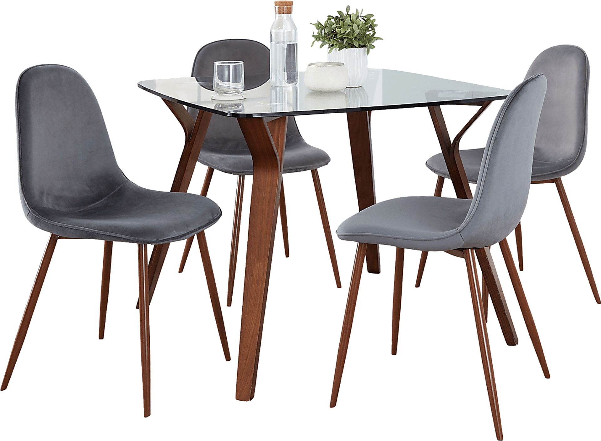 Wrenfrew II Gray 5 Pc Dining Set - Image 1