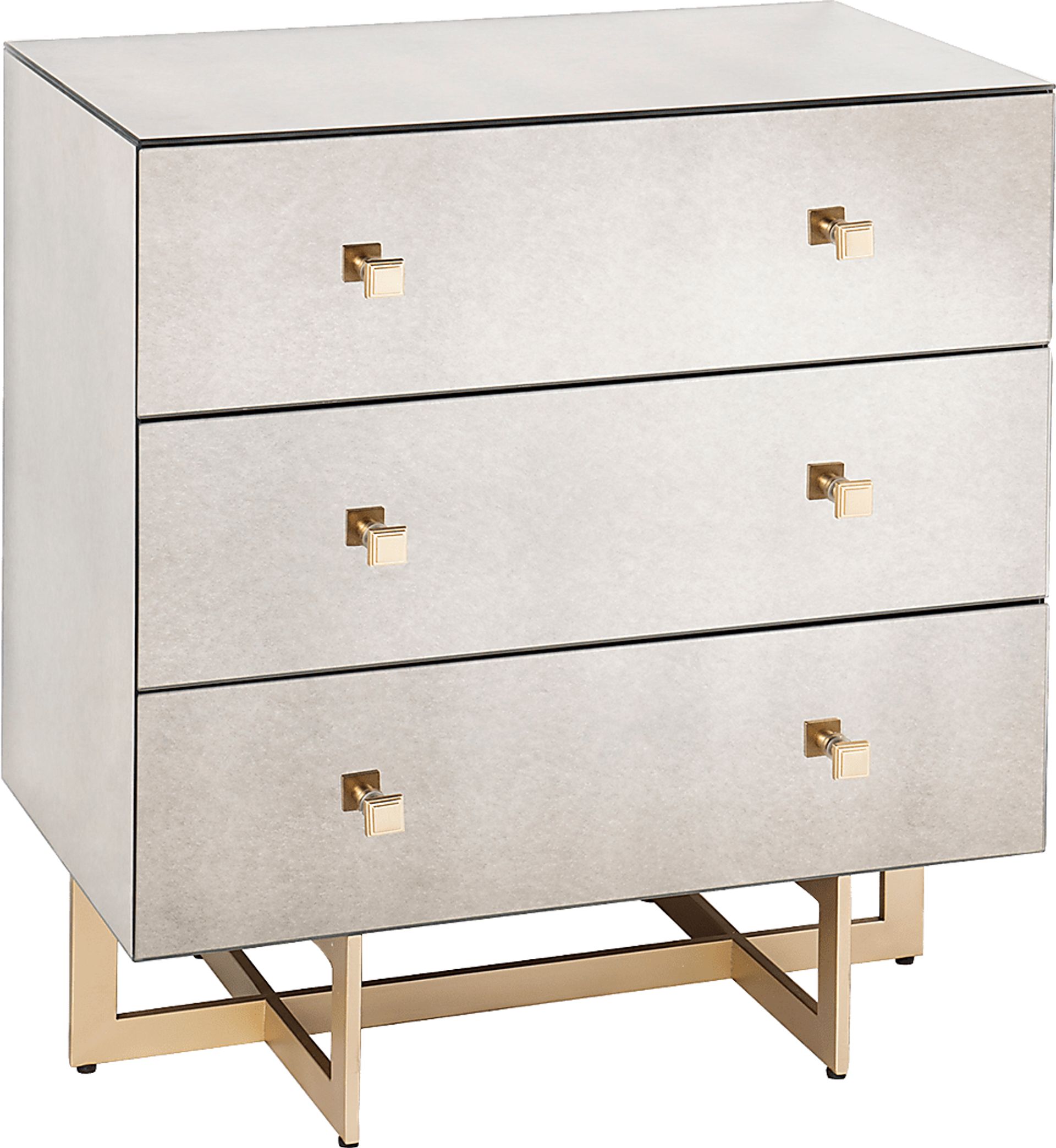 Wrentree Gold Accent Cabinet - Image 2