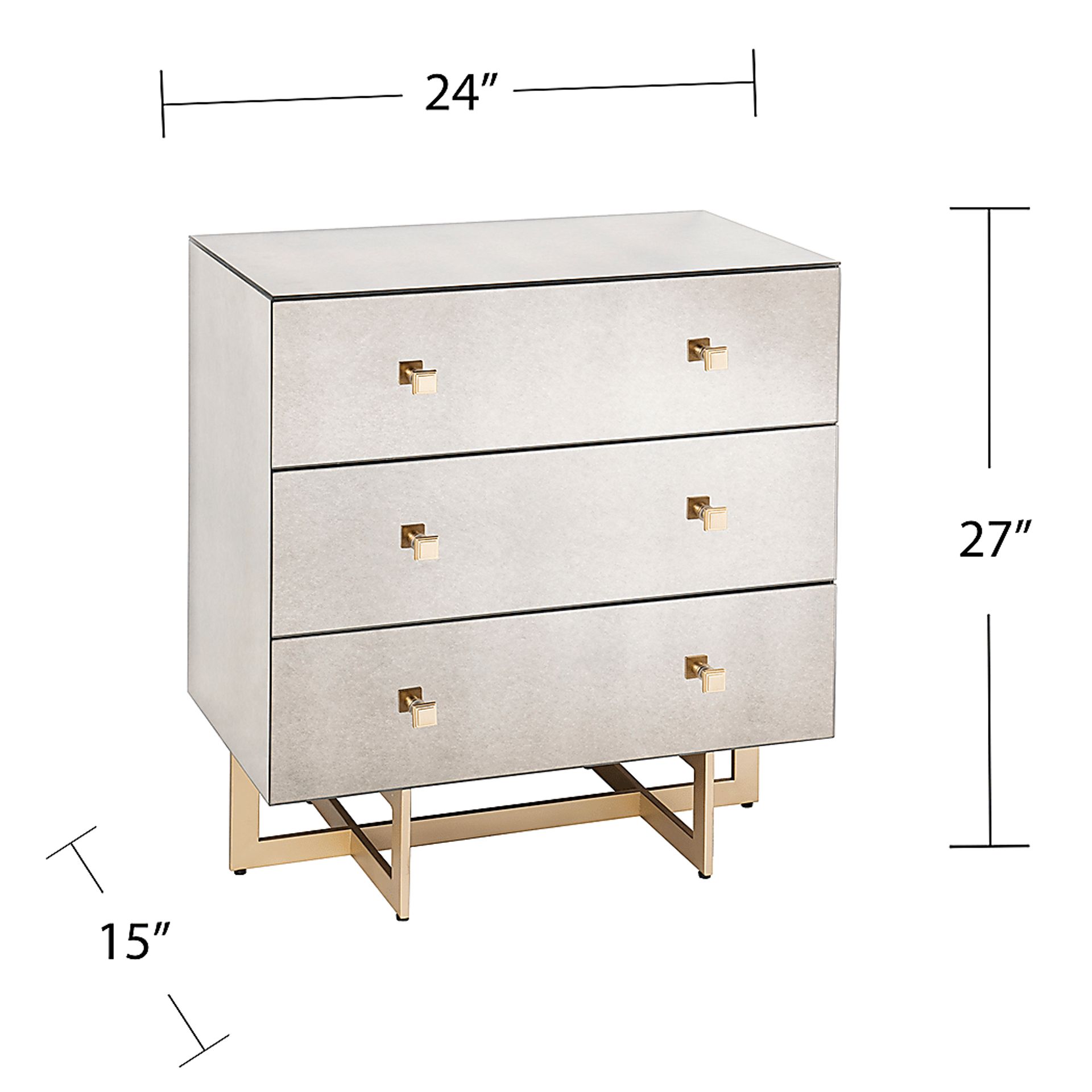 Wrentree Gold Accent Cabinet - Image 10