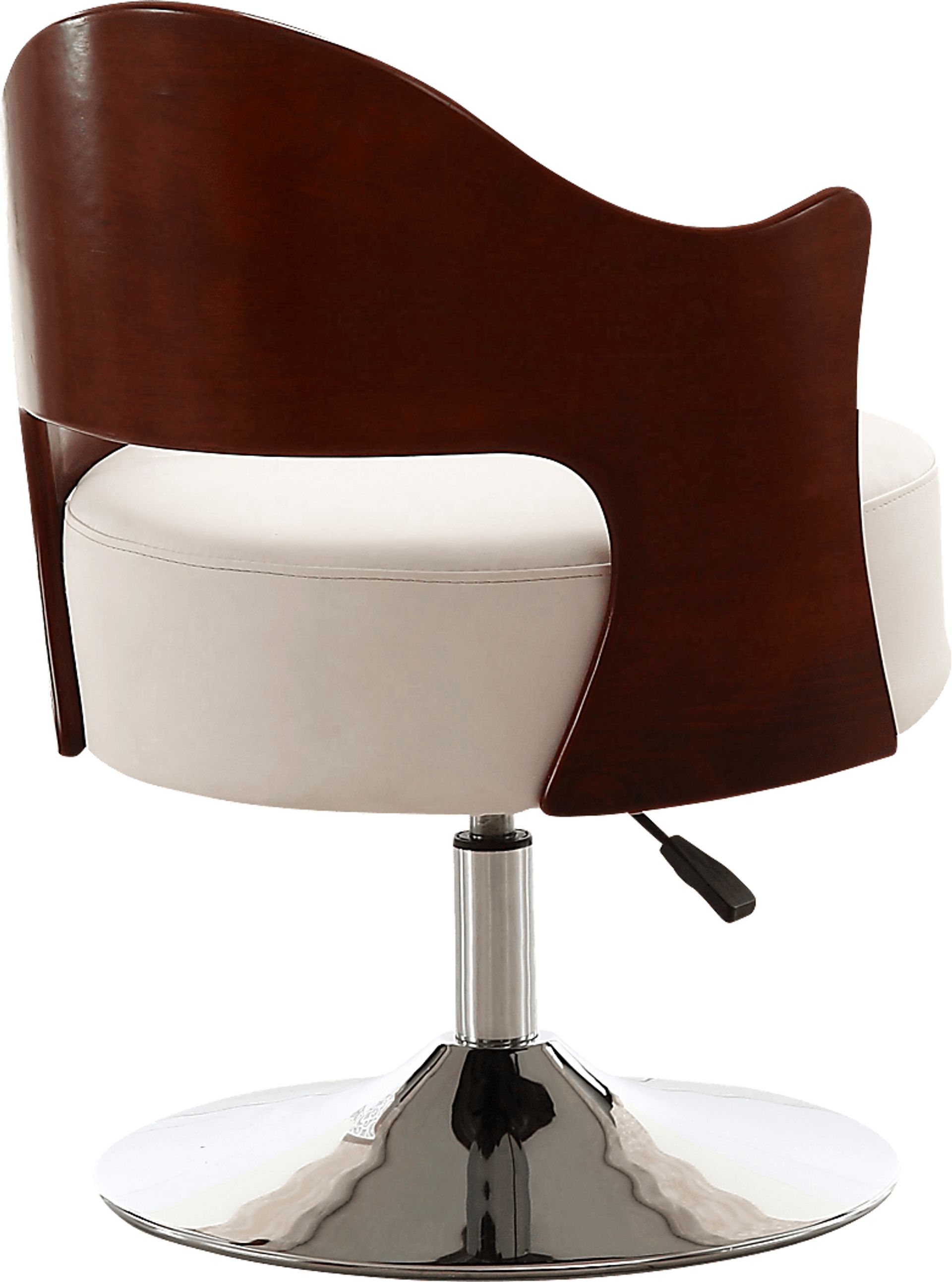 Wrightswood White Swivel Accent Chair - Image 3