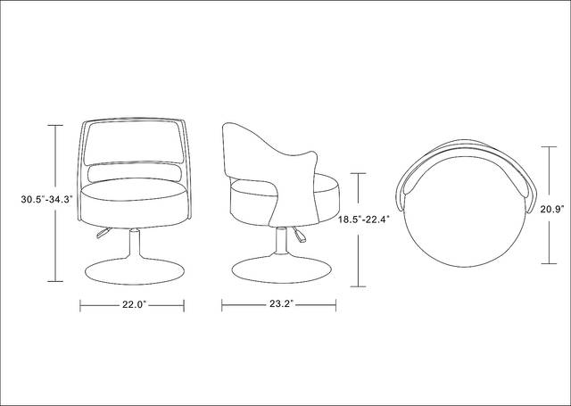Wrightwood White Swivel Accent Chair - Thumbnail - Image 6