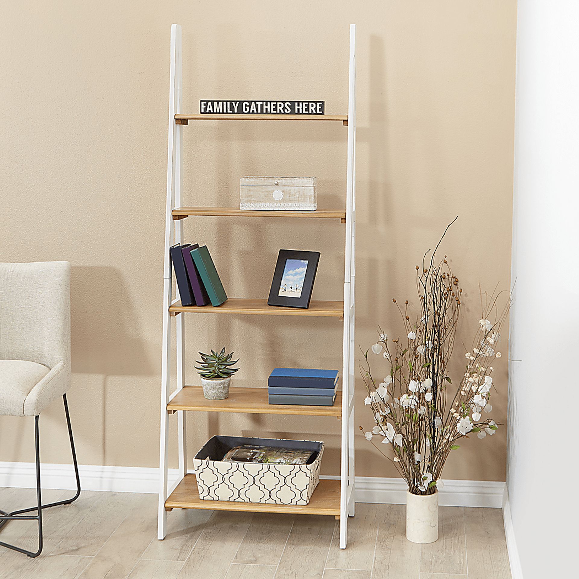 Writta White Bookcase - Image 5