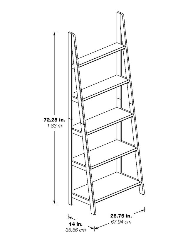 Writta White Bookcase - Thumbnail - Image 6