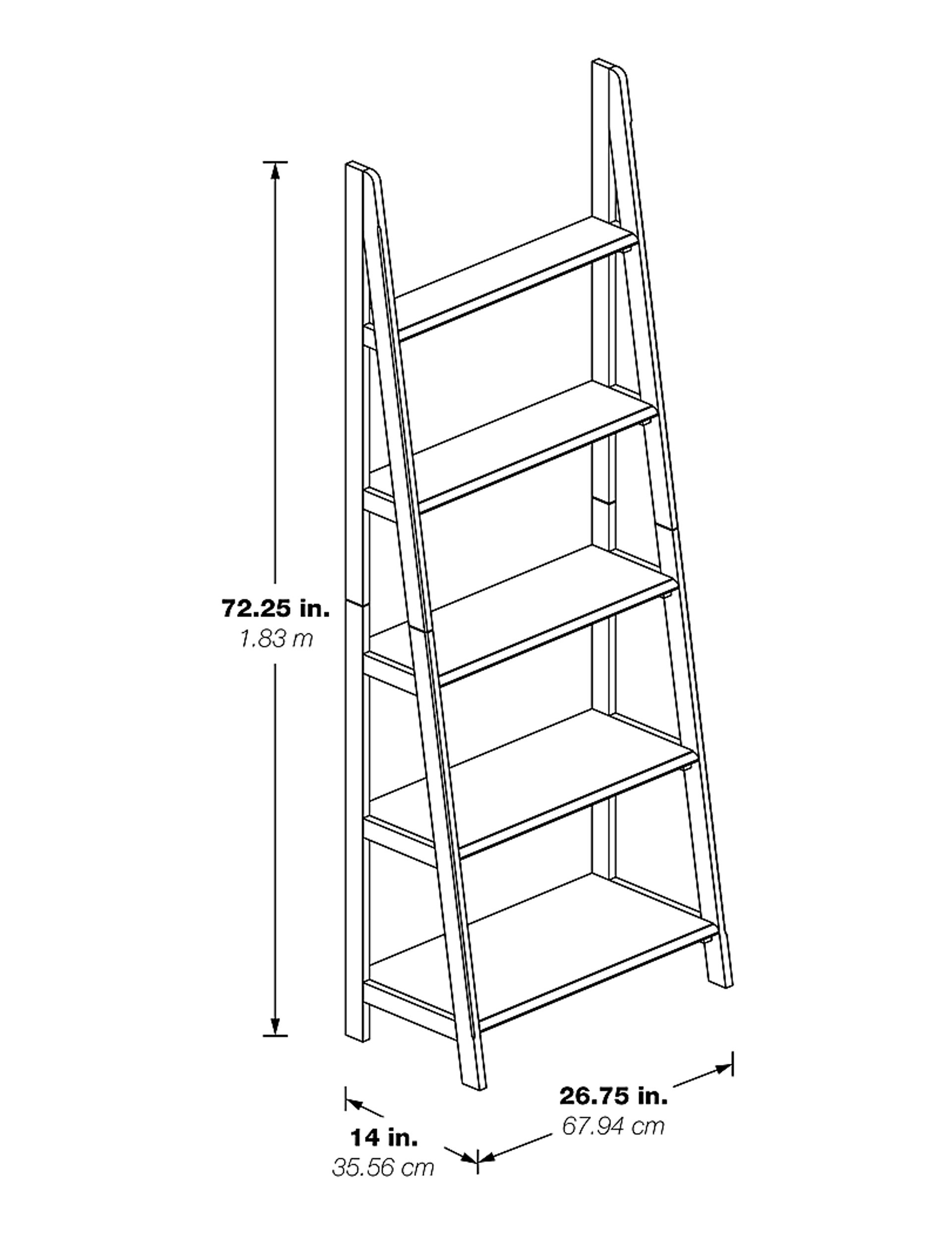 Writta White Bookcase - Image 6