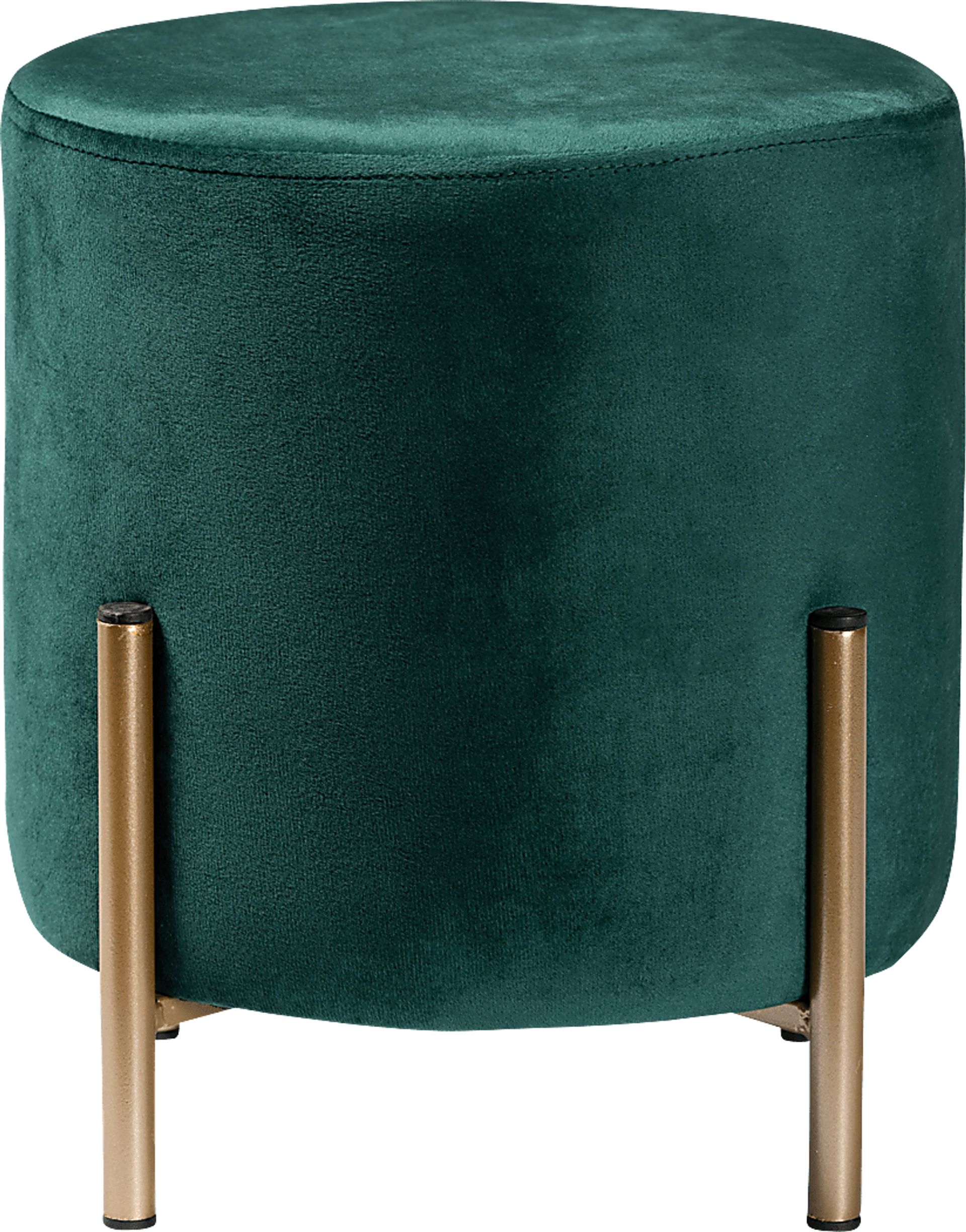 Wuerpel Green Ottoman - Image 2