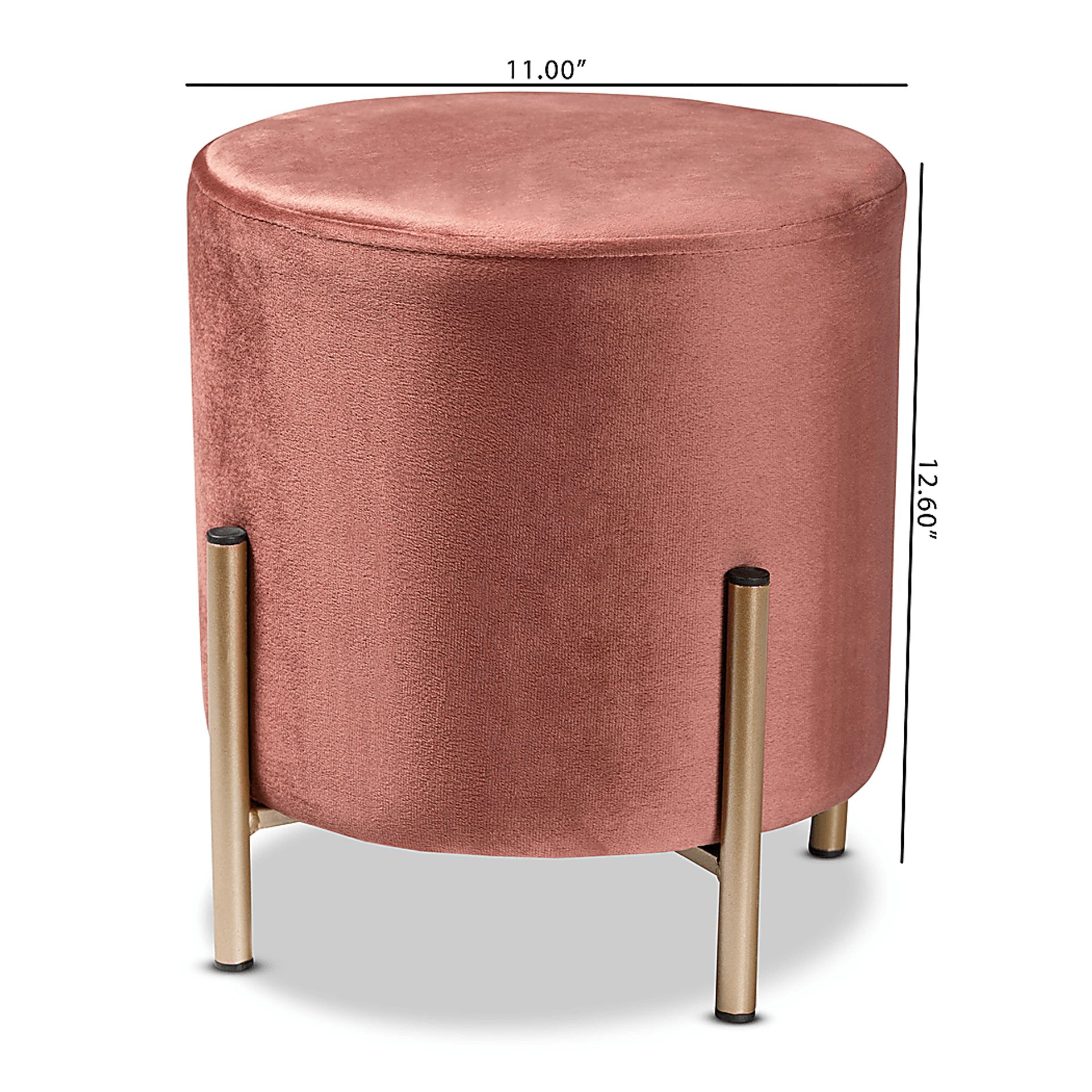 Wuerpel Pink Ottoman - Image 6