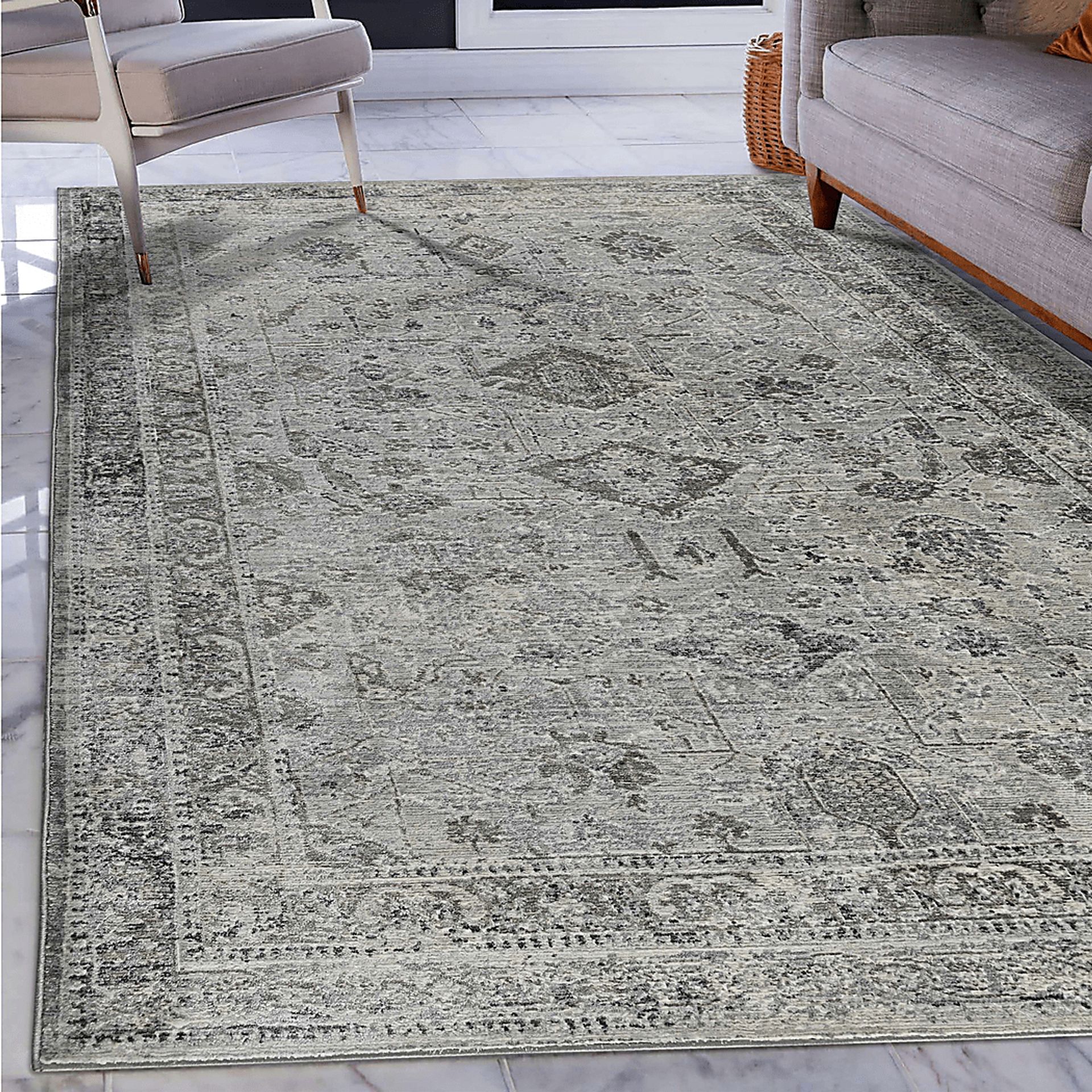 Wulworth Gray 5'3 x 7'10 Rug - Image 2