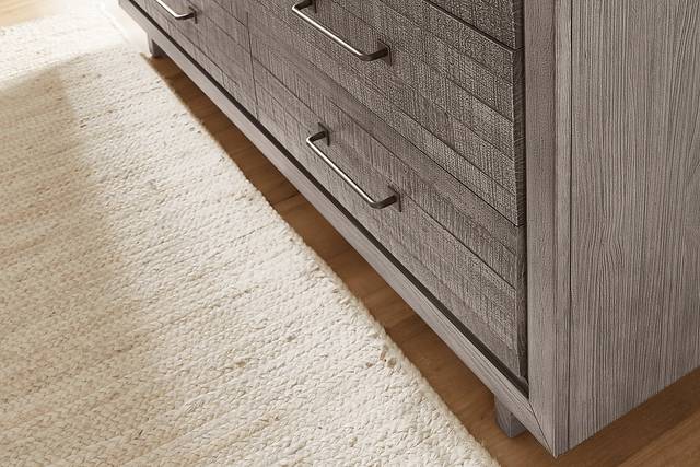 Wyatt Place Gray 7 Pc King Bedroom - Thumbnail - Image 7