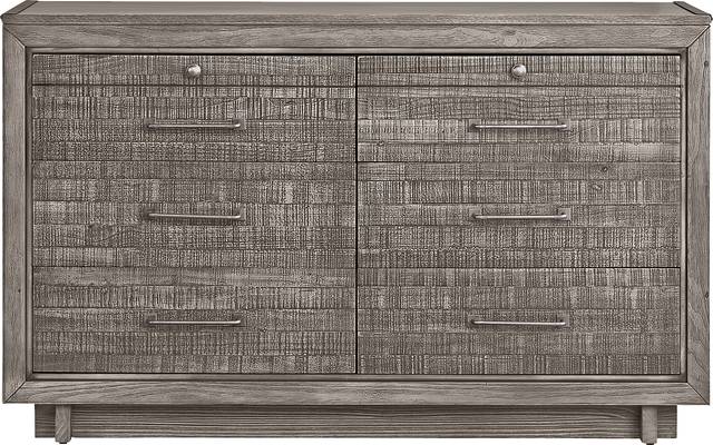 Wyatt Place Gray 7 Pc King Bedroom - Thumbnail - Image 5
