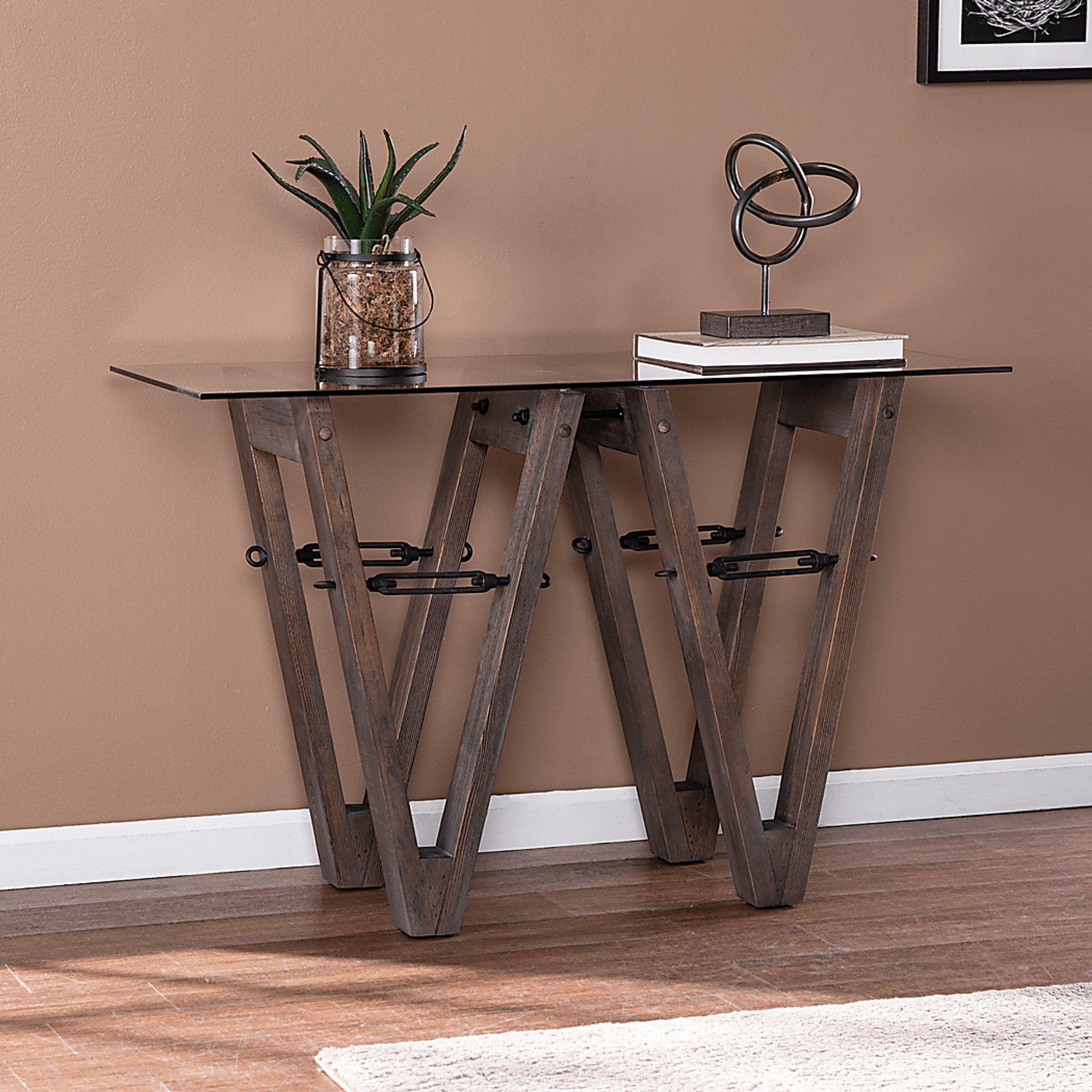 Wyckfield Brown Console Table - Image 4