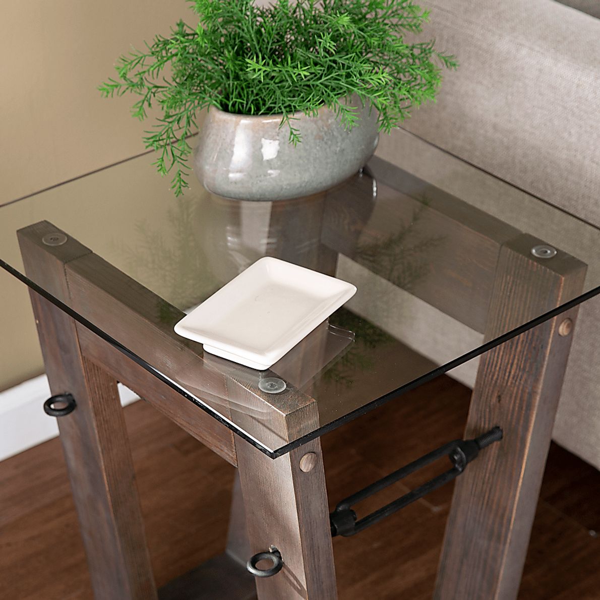 Wyckfield Brown End Table