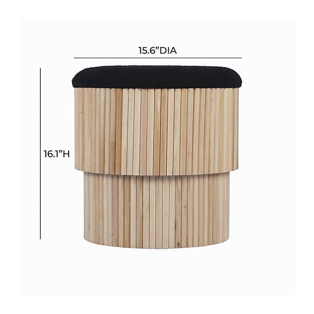 Wyckoff I Black Storage Ottoman - Thumbnail - Image 6