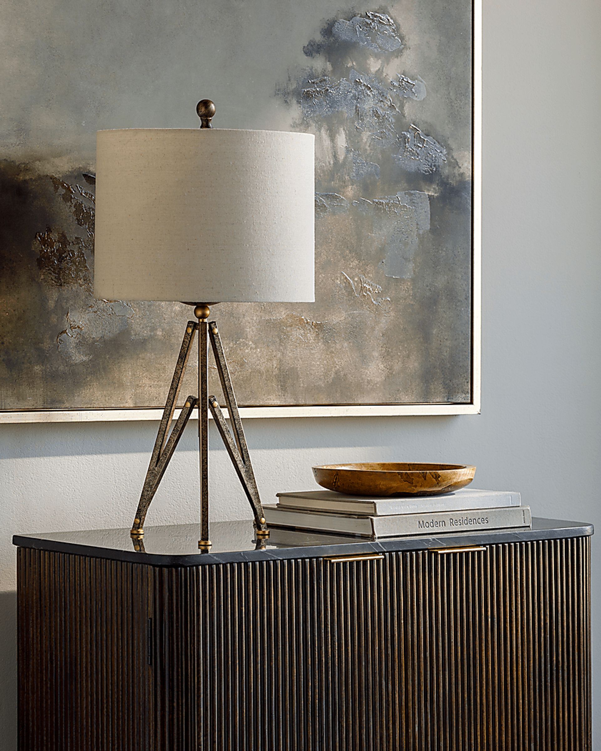 Wycliff Land Bronze Lamp - Image 7