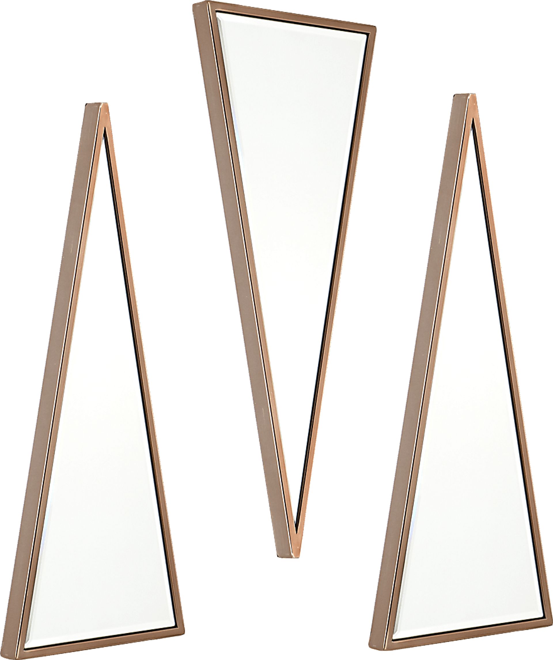 Wykes Champagne Mirror (Set of 3) - Image 3