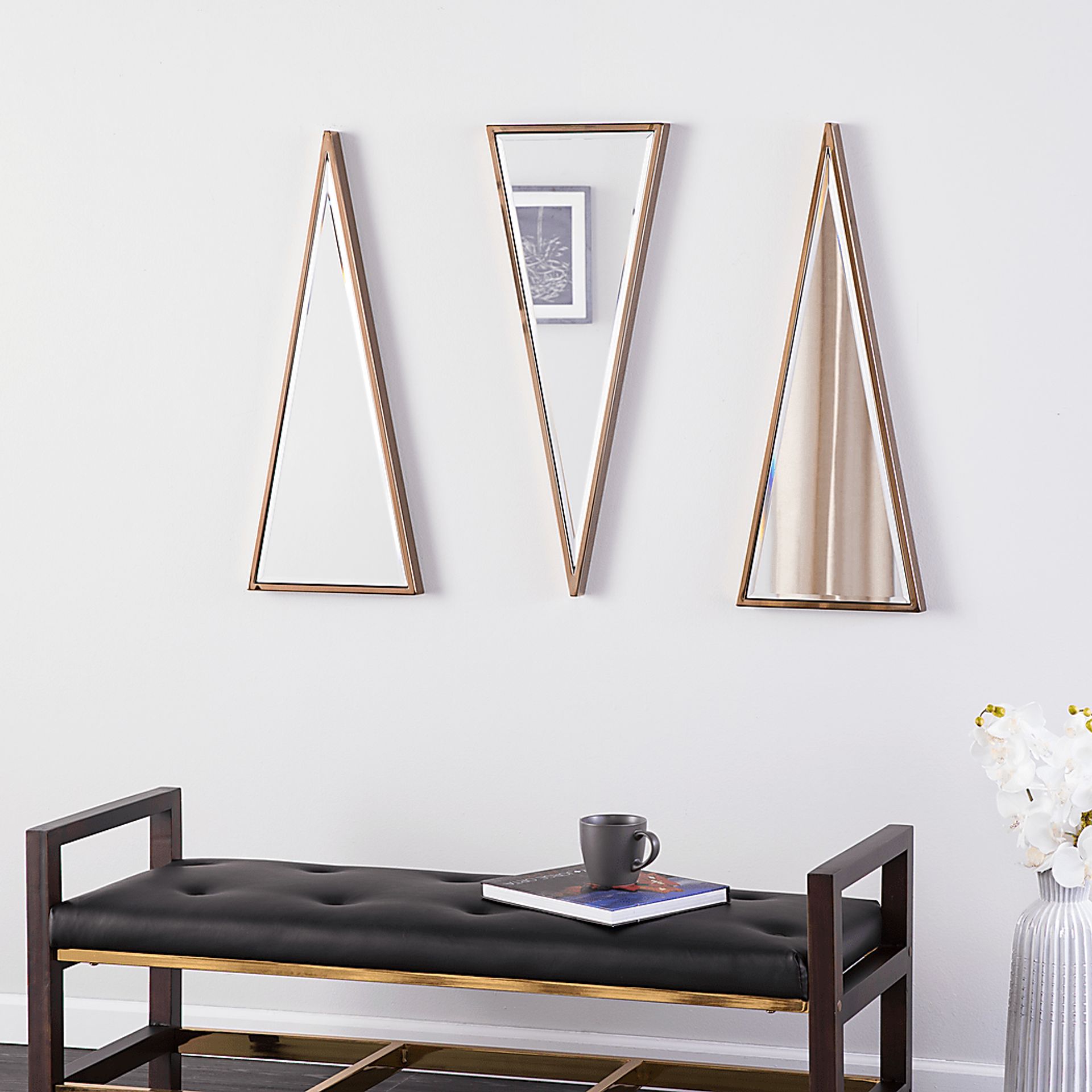 Wykes Champagne Mirror (Set of 3) - Image 2