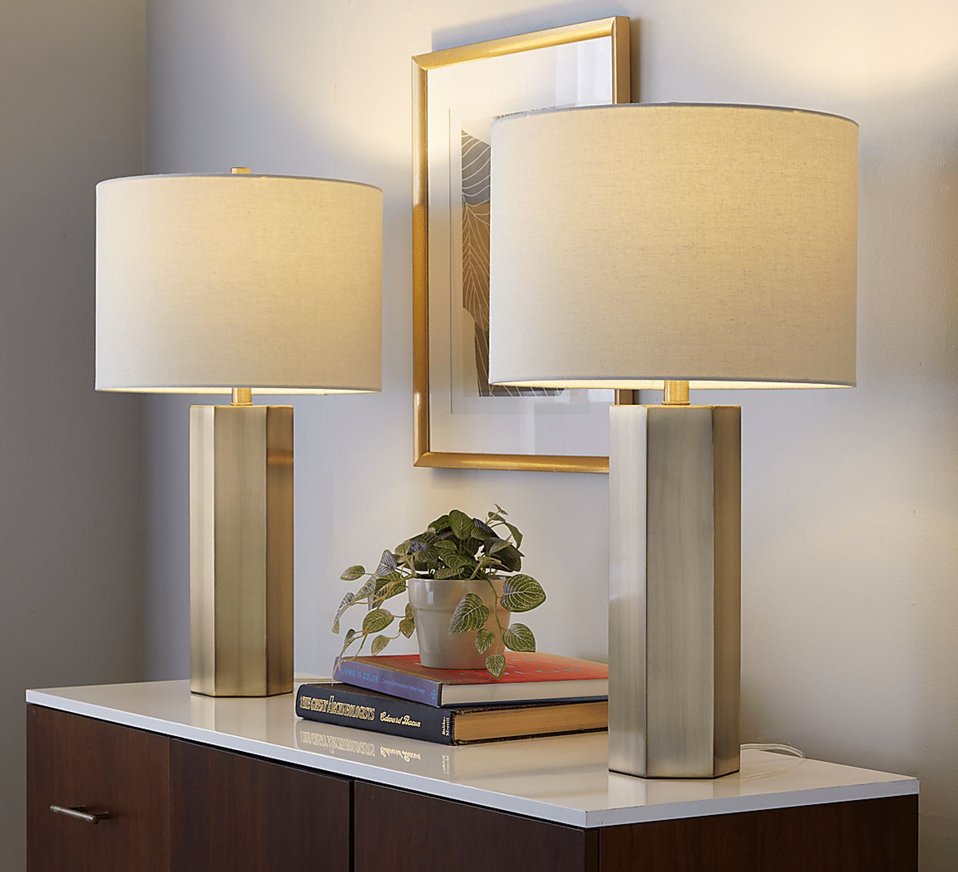 Wykes Isle Brass Lamp, Set of 2 - Image 2