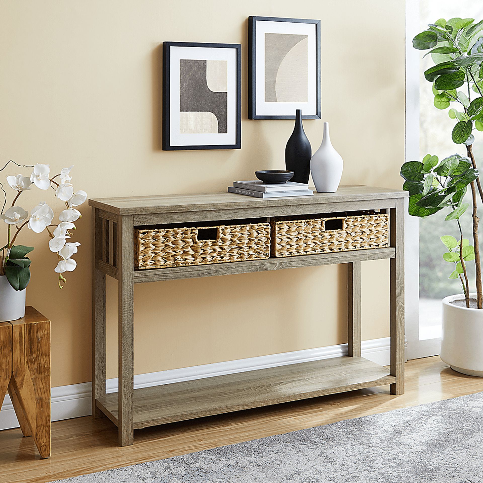 Wylam Driftwood Sofa Table - Image 4