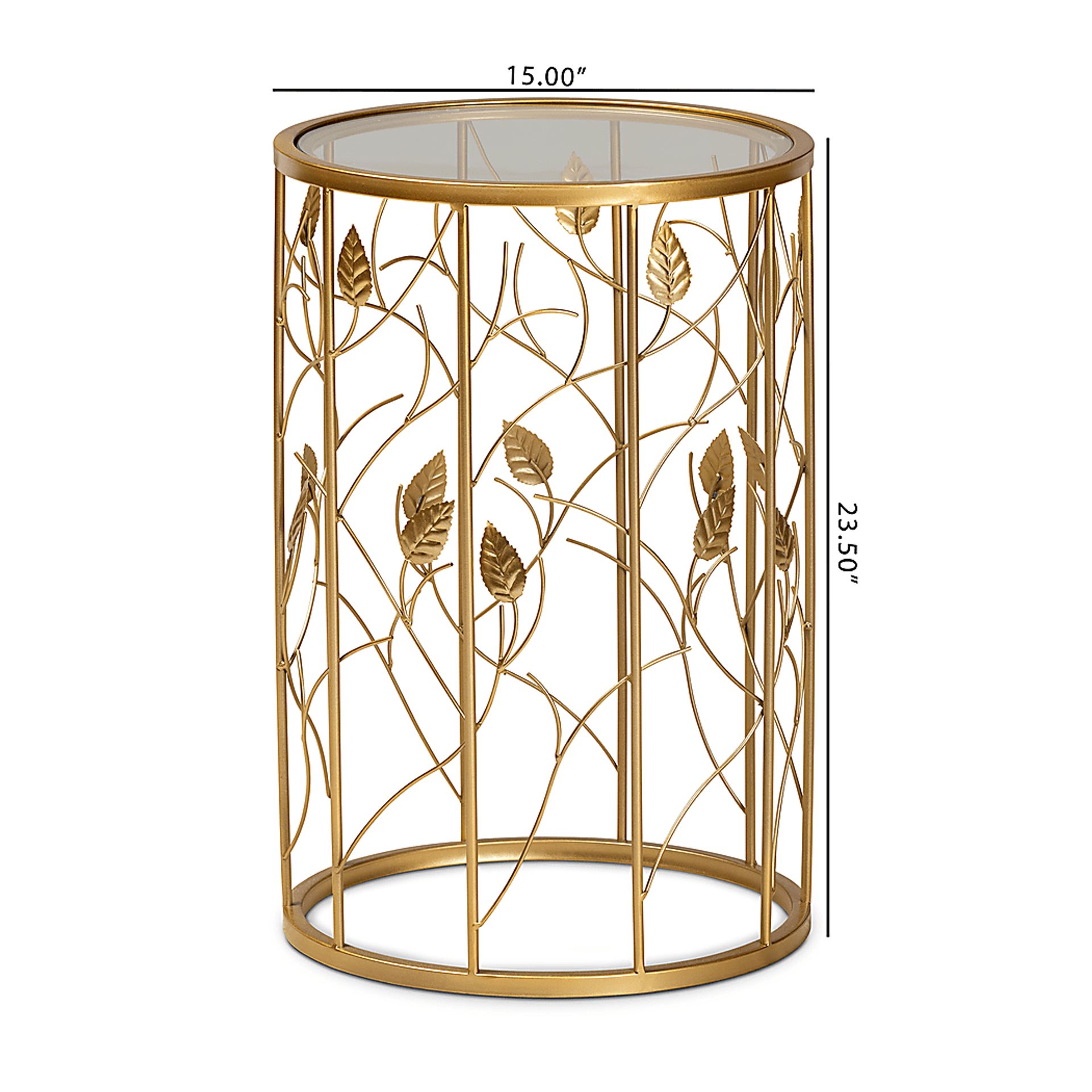 Wyler Gold End Table - Image 7