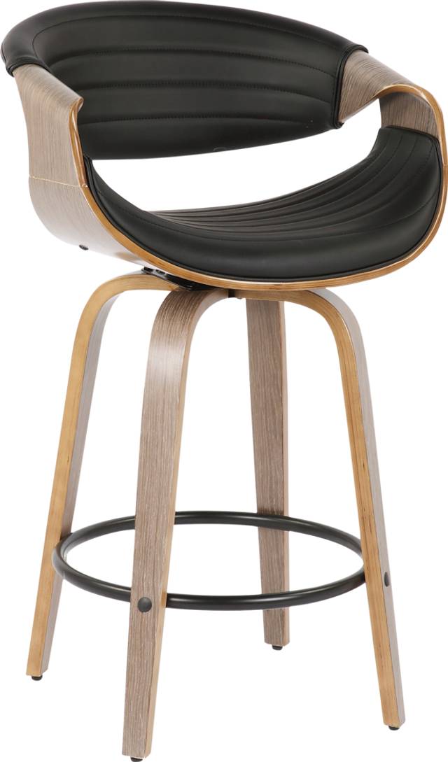 Wyleston I Black Counter Height Stool, Set of 2 - Thumbnail - Image 5