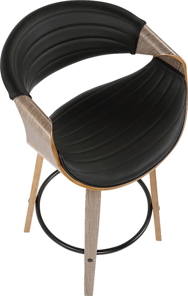 Wyleston I Black Counter Height Stool, Set of 2 - Thumbnail - Image 7