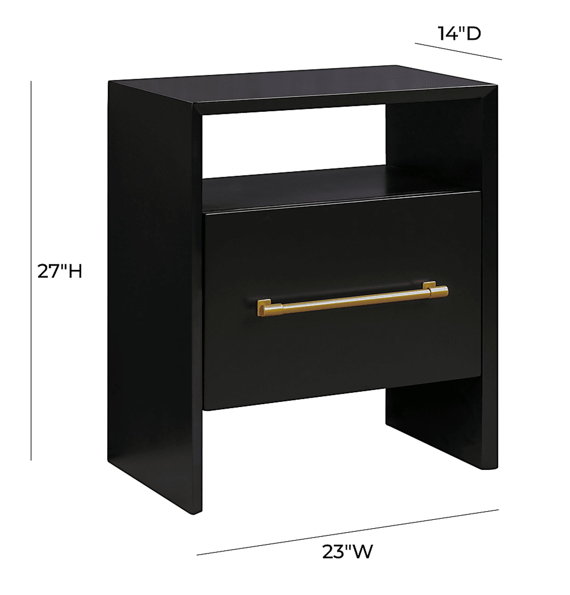 Wyleswood Black Nightstand - Image 8