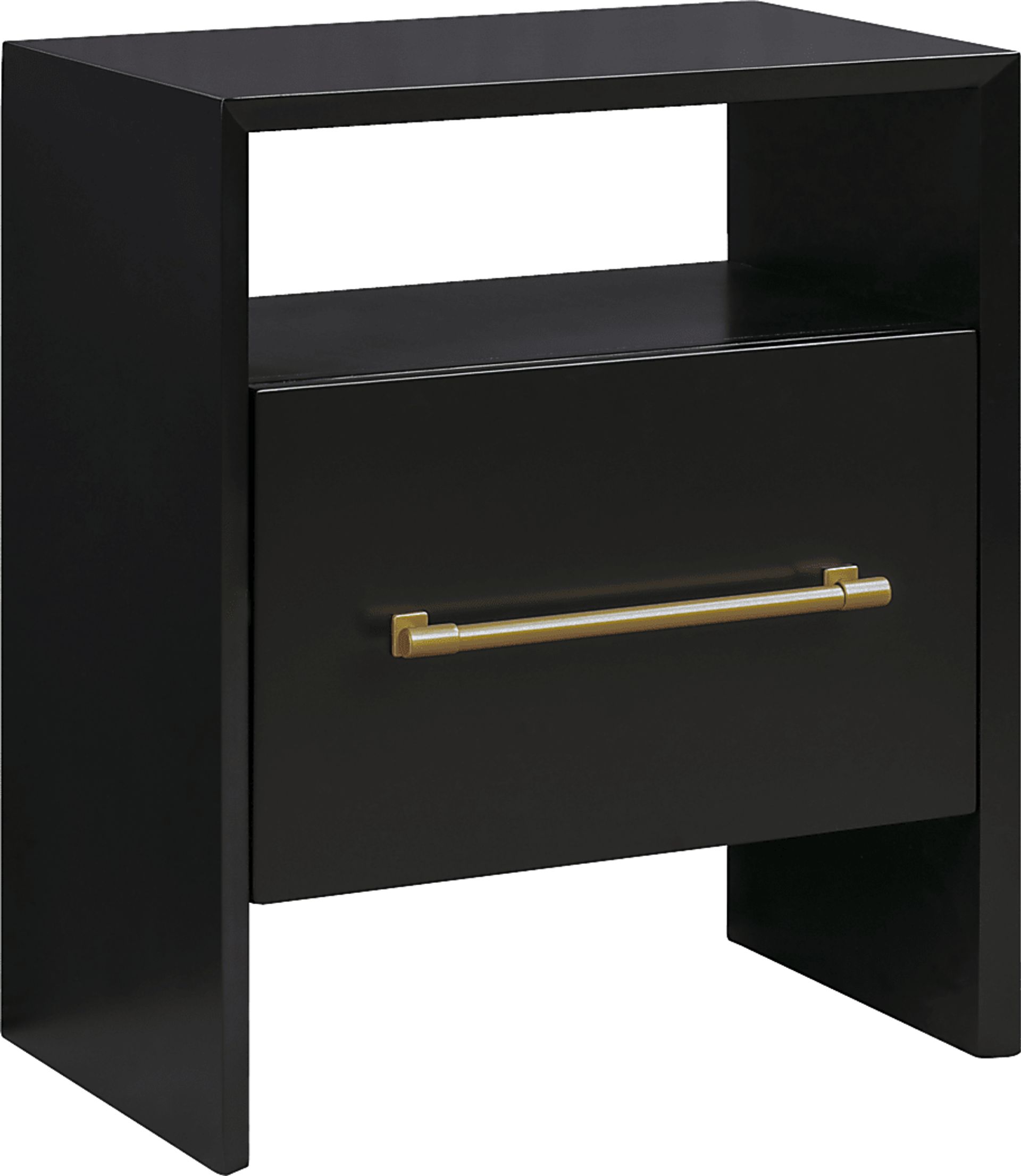 Wyleswood Black Nightstand - Image 1