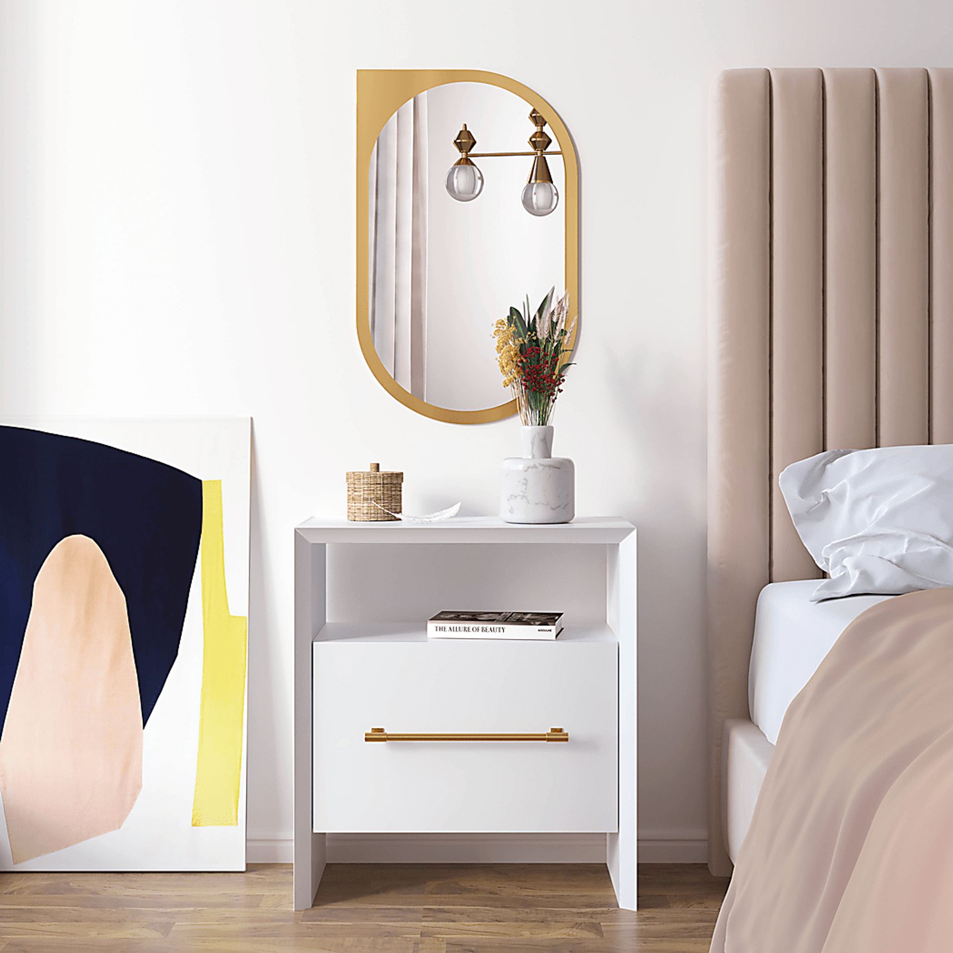 Wyleswood White Nightstand - Image 2