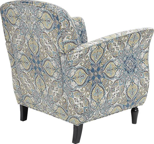 Wylie Blue Accent Chair - Thumbnail - Image 10