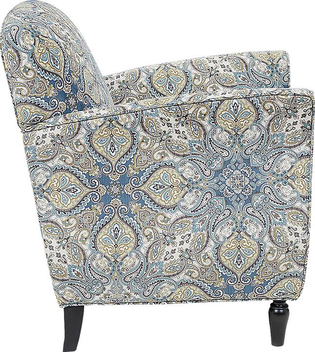 Wylie Blue Accent Chair - Thumbnail - Image 11
