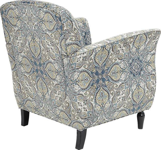 Wylie Blue Accent Chair - Thumbnail - Image 5