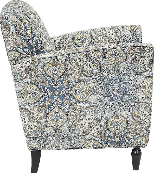 Wylie Blue Accent Chair - Thumbnail - Image 6