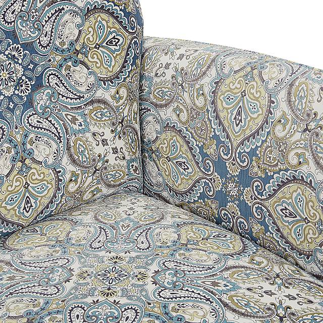 Wylie Blue Accent Chair - Thumbnail - Image 7