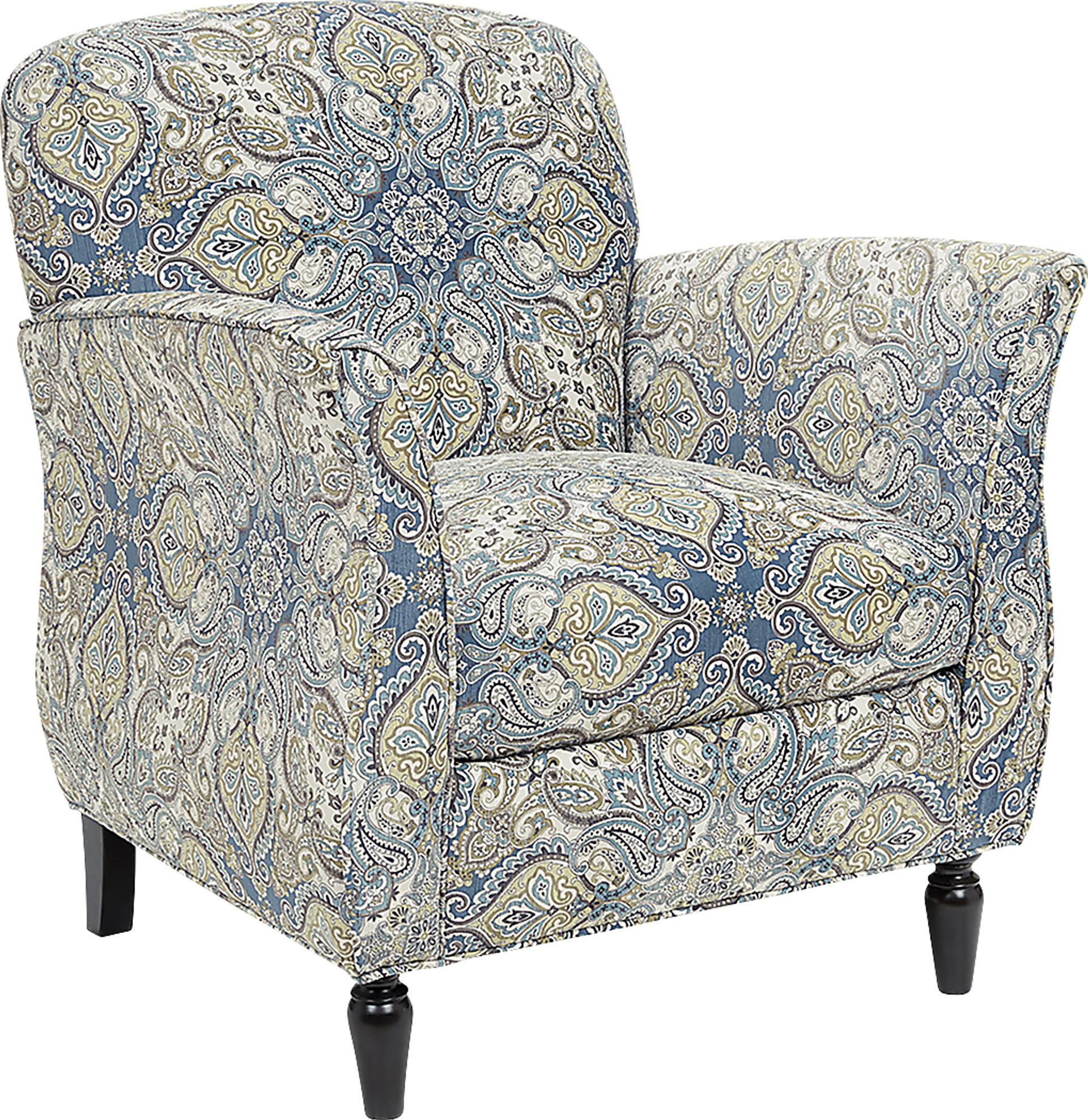 Wylie Blue Accent Chair - Image 1