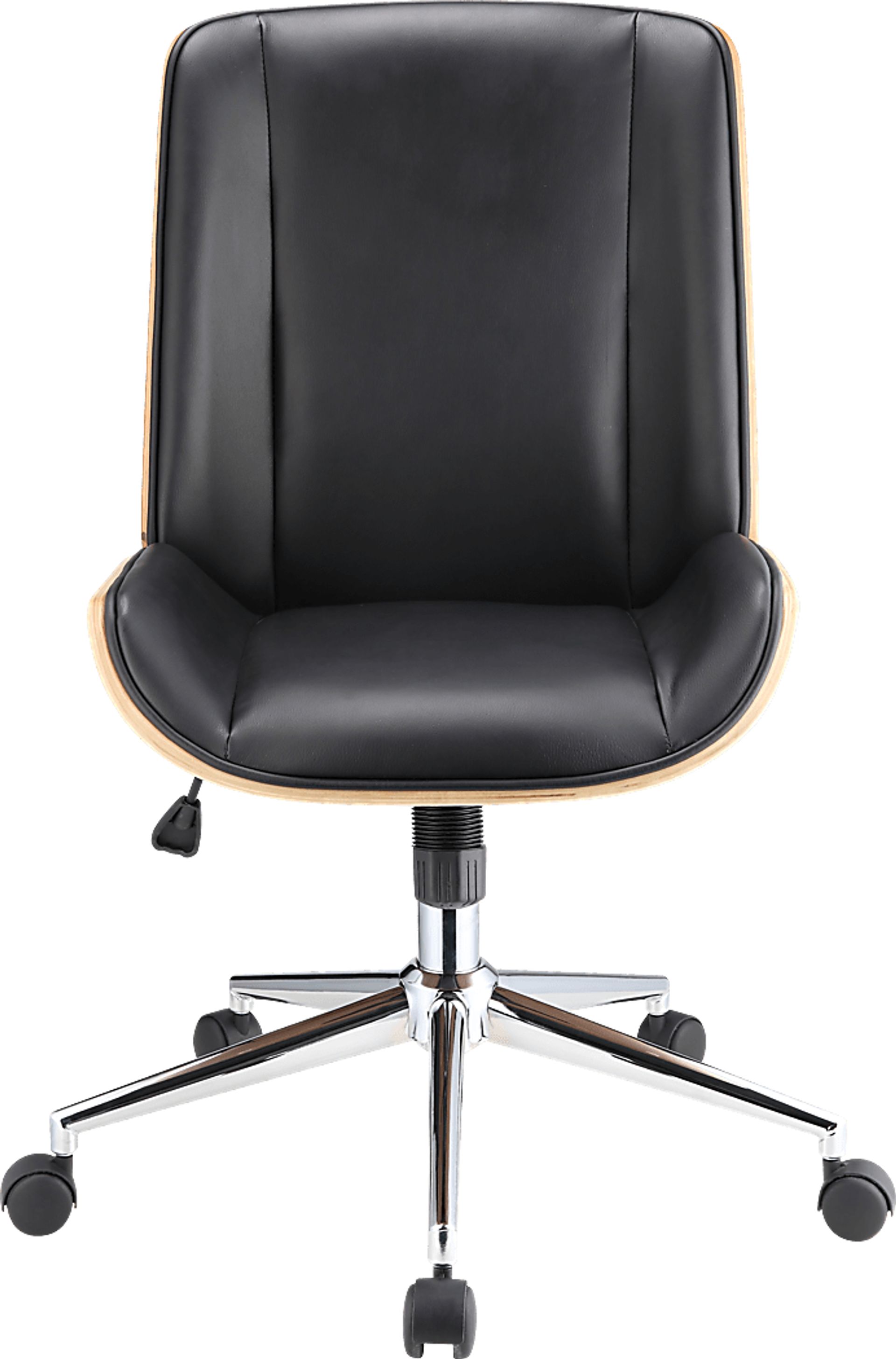 Wyllys Black Swivel Desk Chair - Image 3