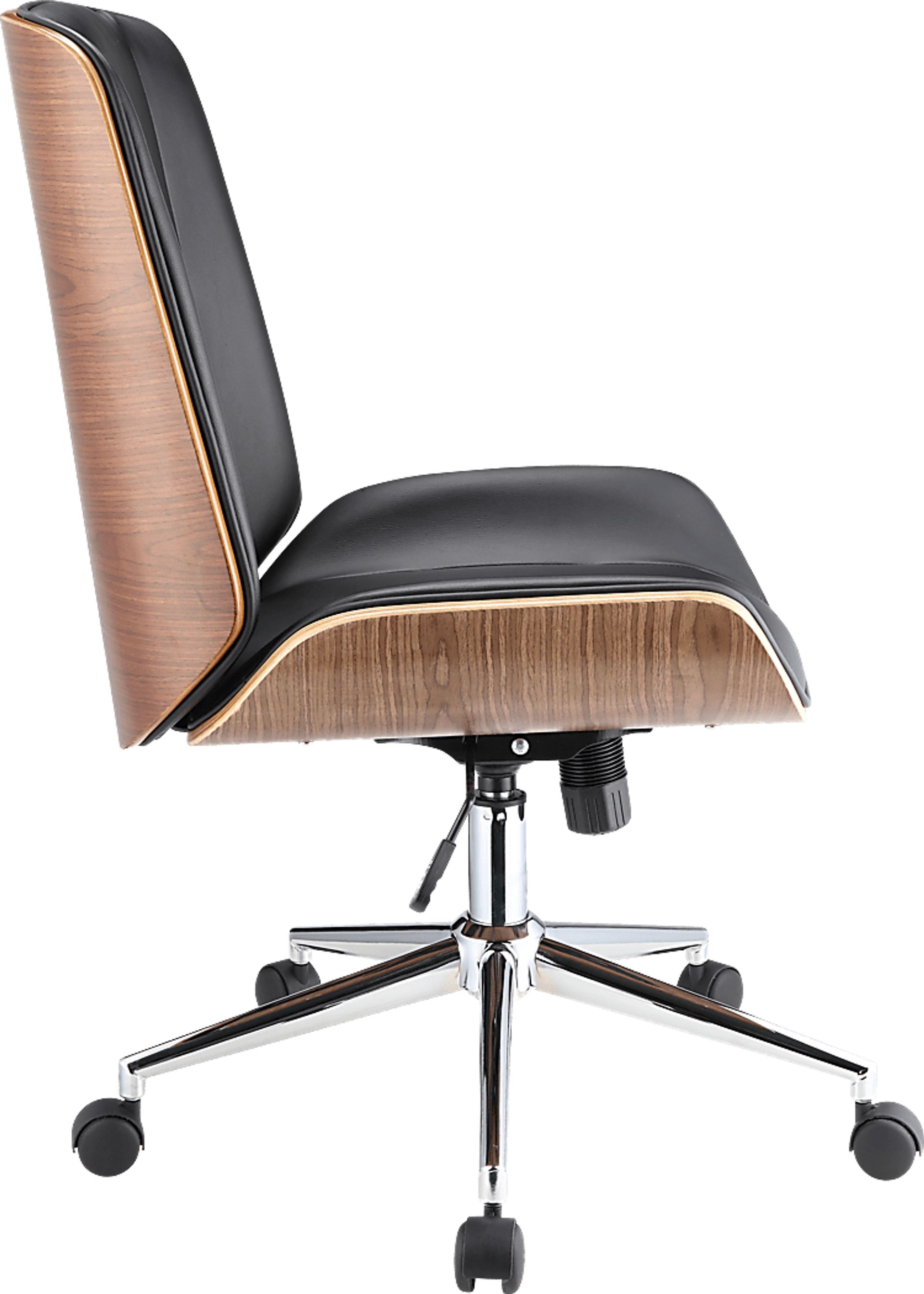 Wyllys Black Swivel Desk Chair - Image 4