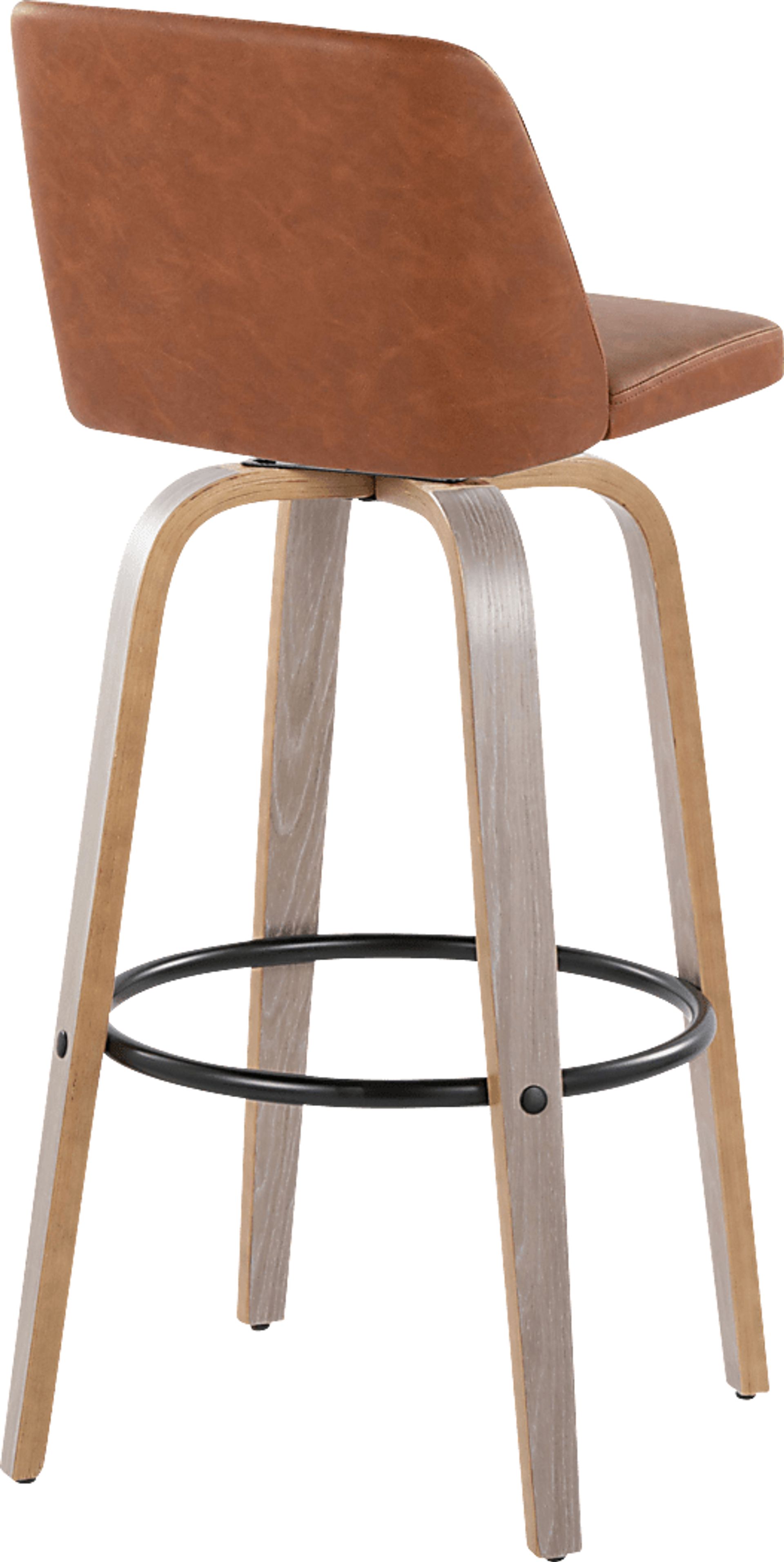 Wymering III Camel Swivel Barstool, Set of 2 - Image 5