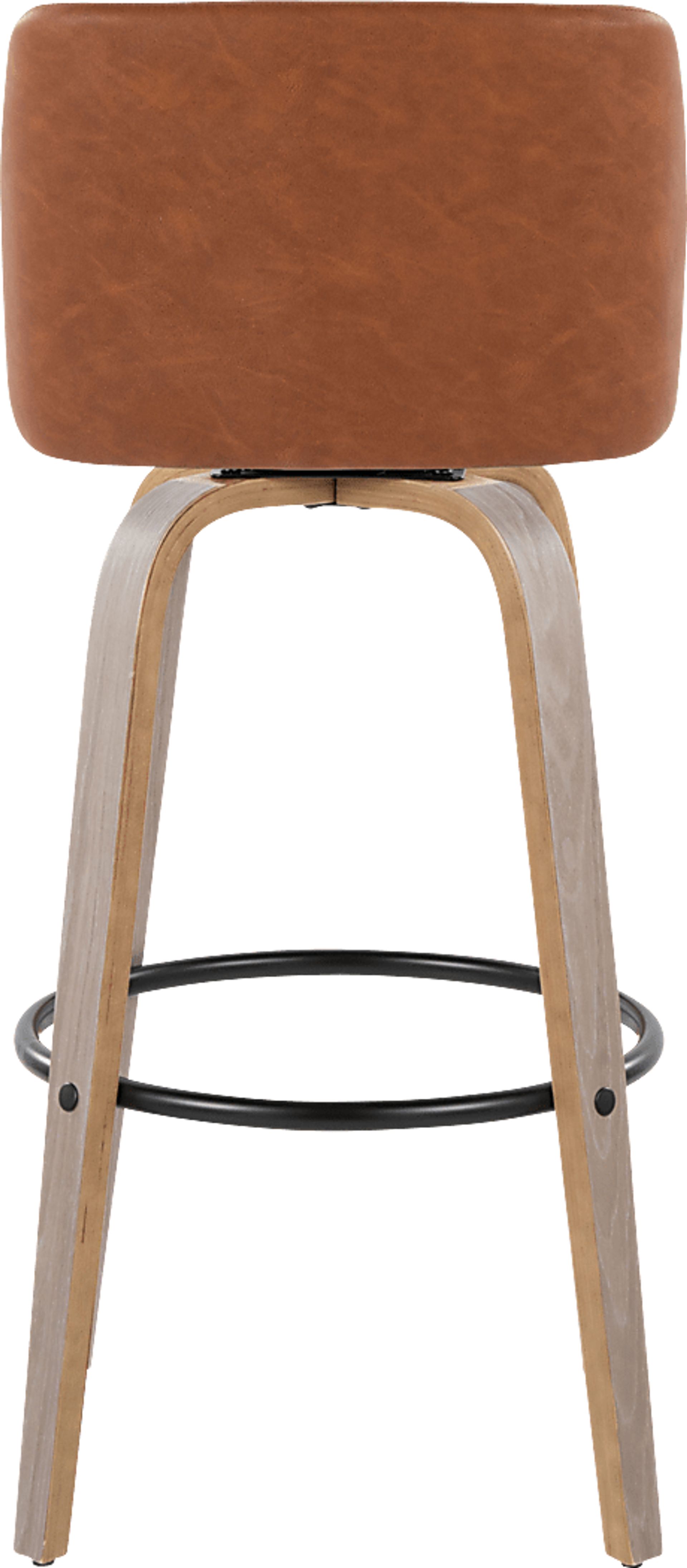Wymering III Camel Swivel Barstool, Set of 2 - Image 6