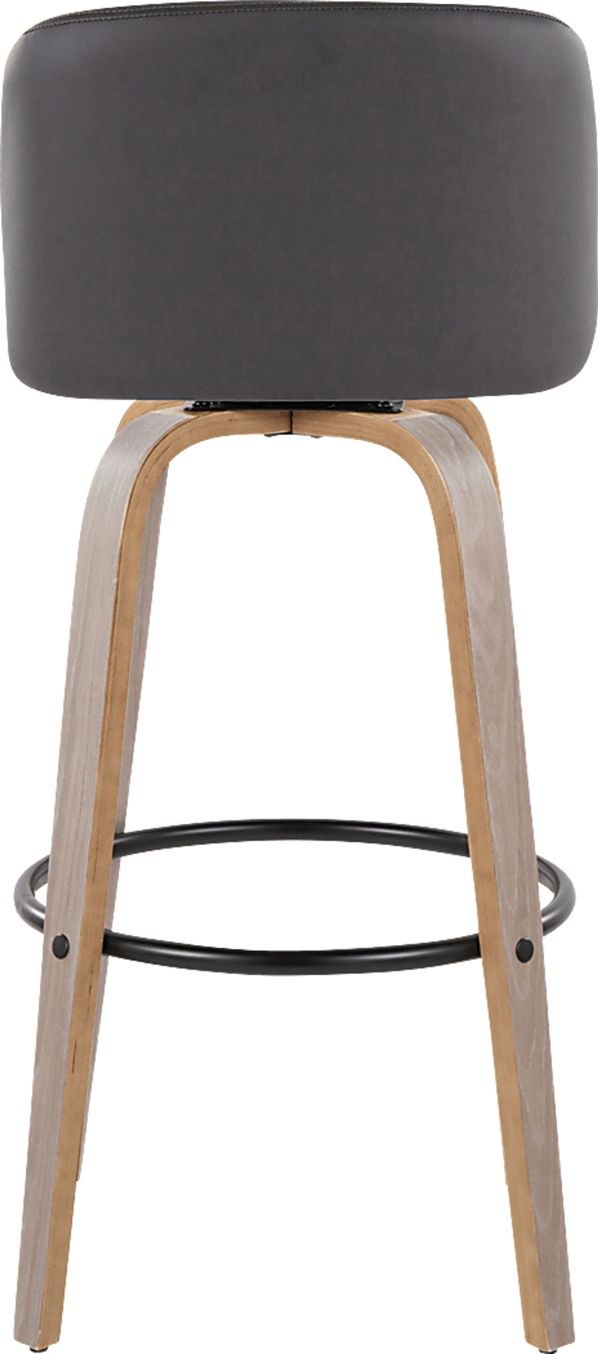 Wymering III Gray Swivel Barstool, Set of 2 - Image 6