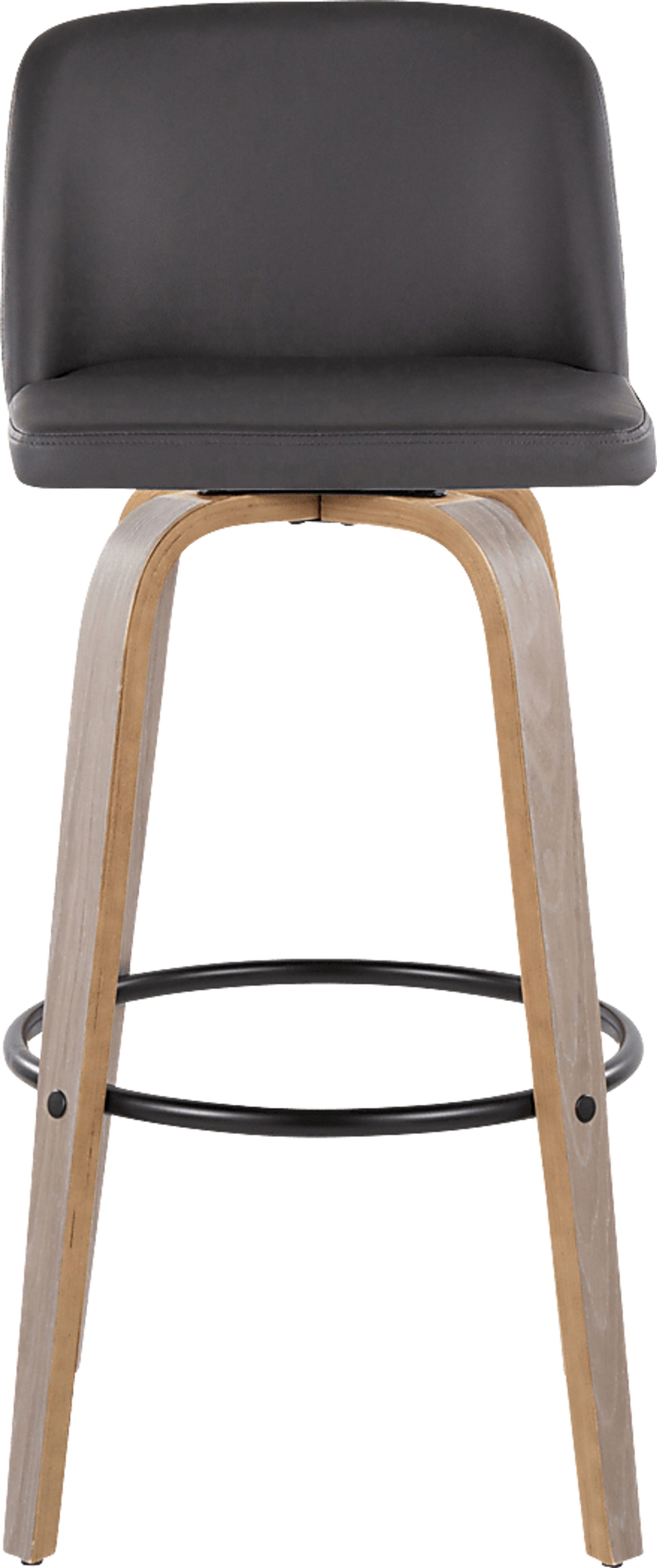 Wymering III Gray Swivel Barstool, Set of 2 - Image 7