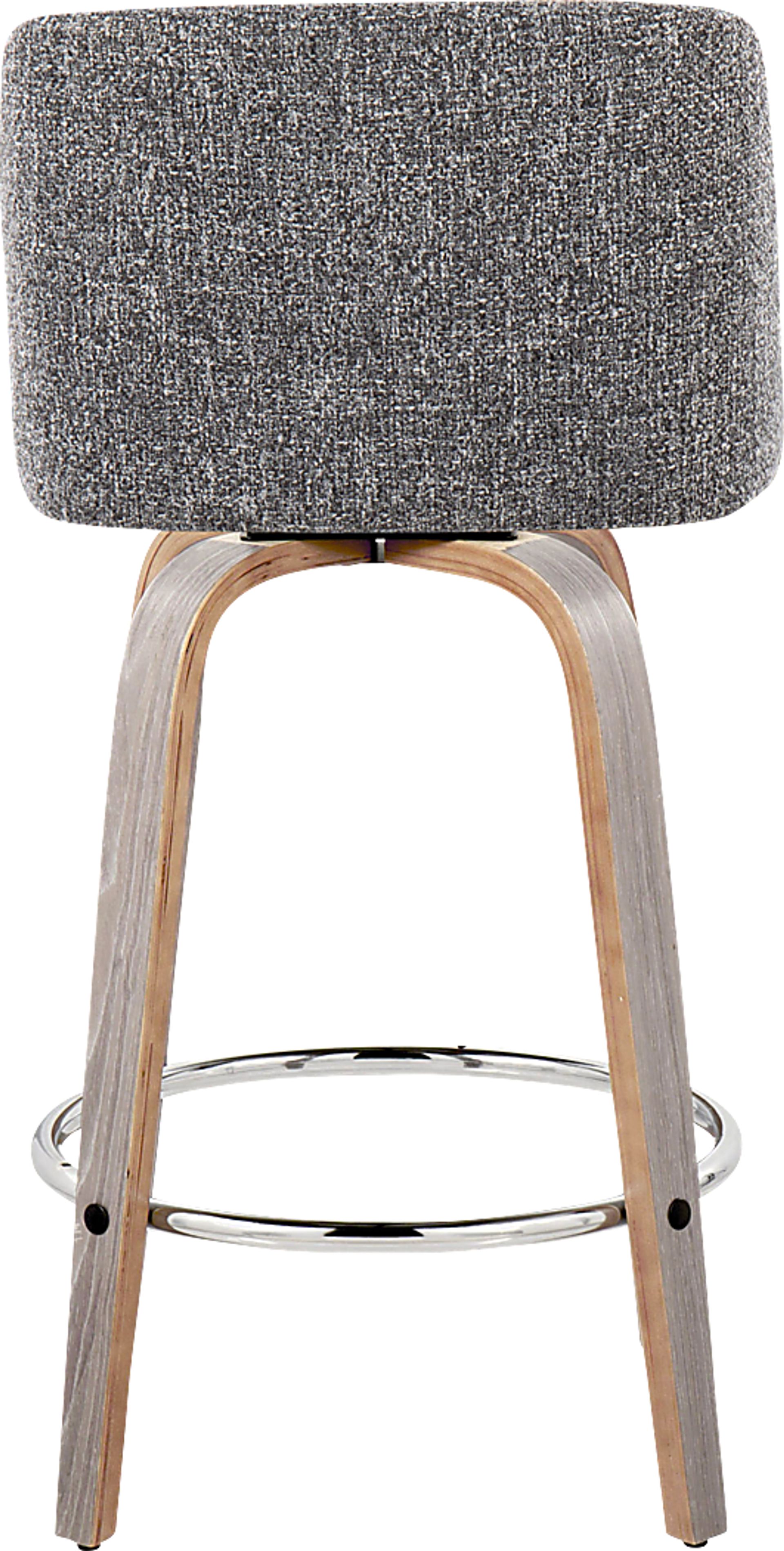 Wymering IV Gray Swivel Counter Height Stool, Set of 2 - Image 6
