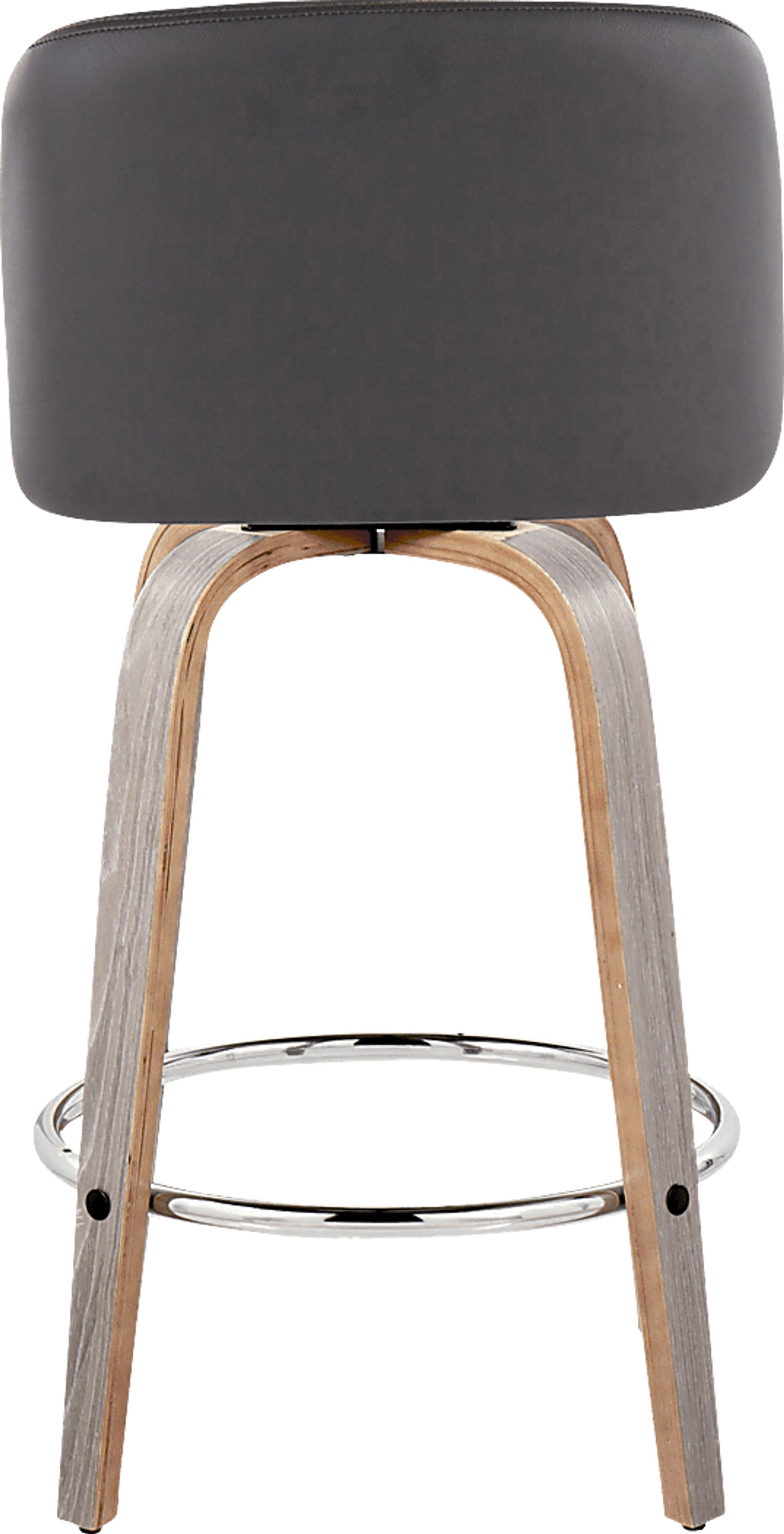 Wymering IV Gray Swivel Counter Height Stool, Set of 2 - Image 6
