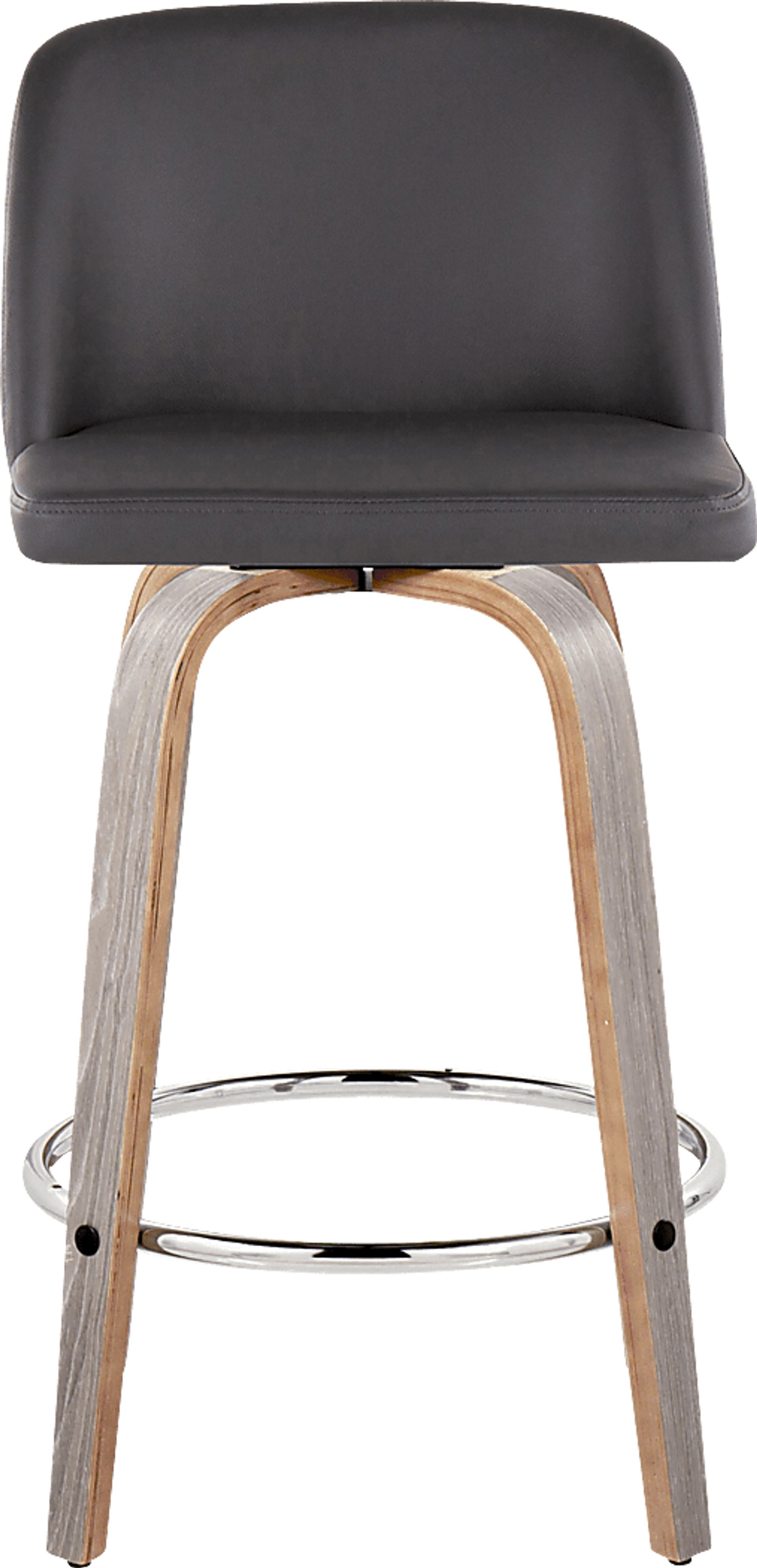 Wymering IV Gray Swivel Counter Height Stool, Set of 2 - Image 7