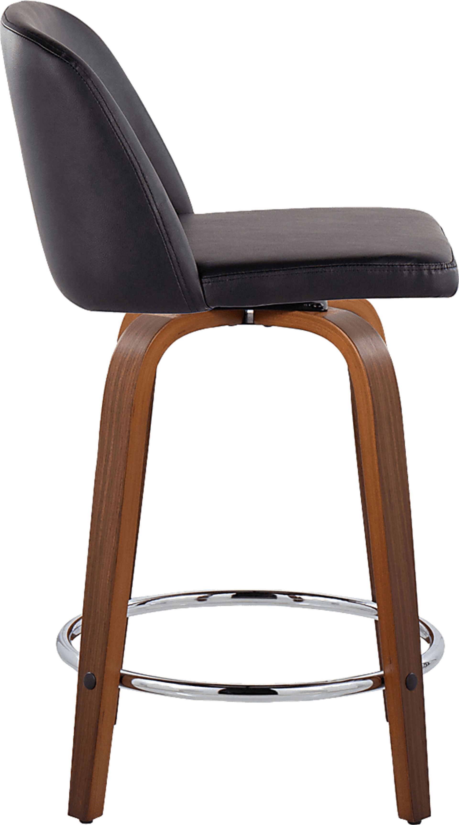 Wymering IX Black Swivel Counter Height Stool, Set of 2 - Image 7