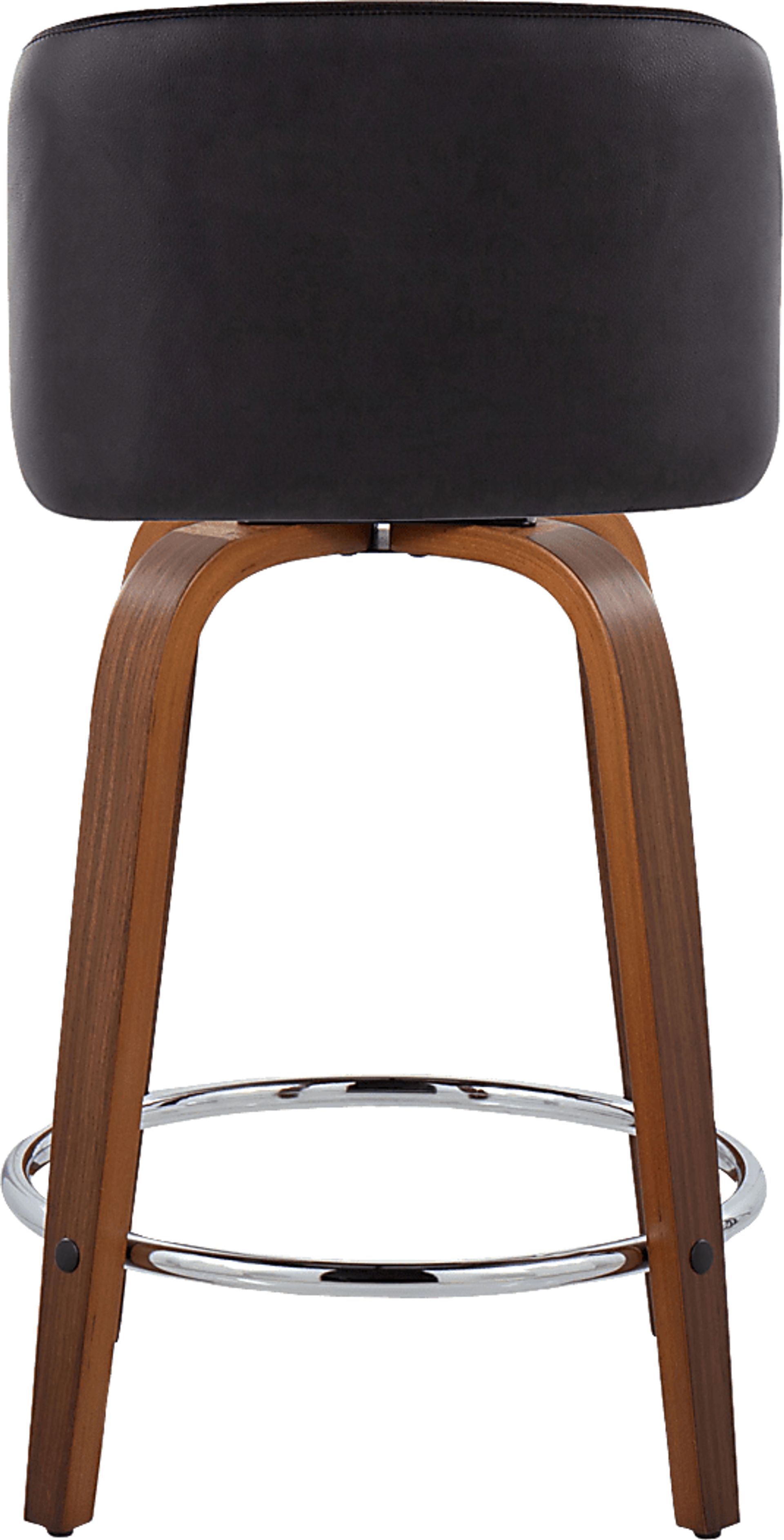 Wymering IX Black Swivel Counter Height Stool, Set of 2 - Image 9