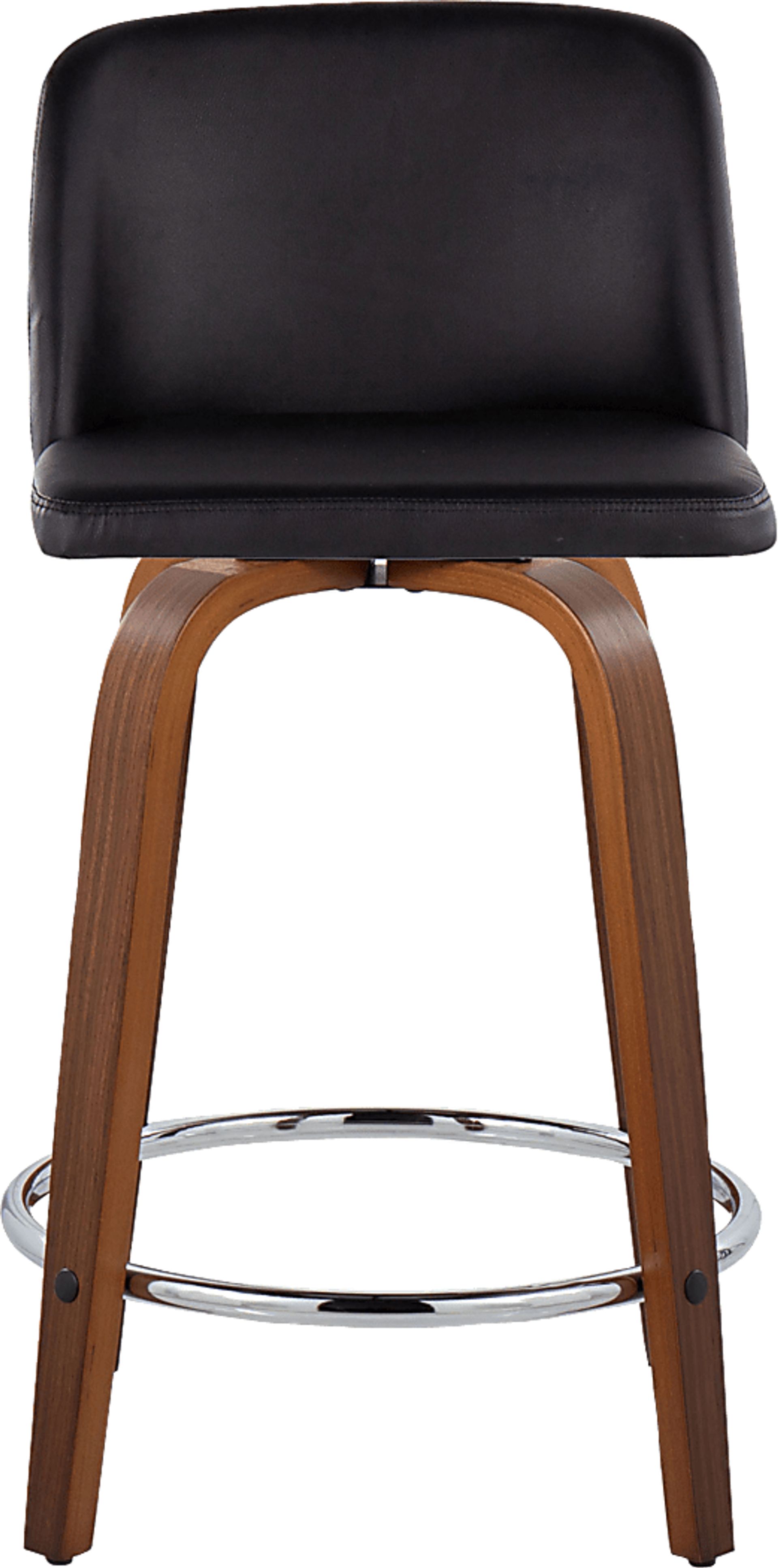 Wymering IX Black Swivel Counter Height Stool, Set of 2 - Image 10
