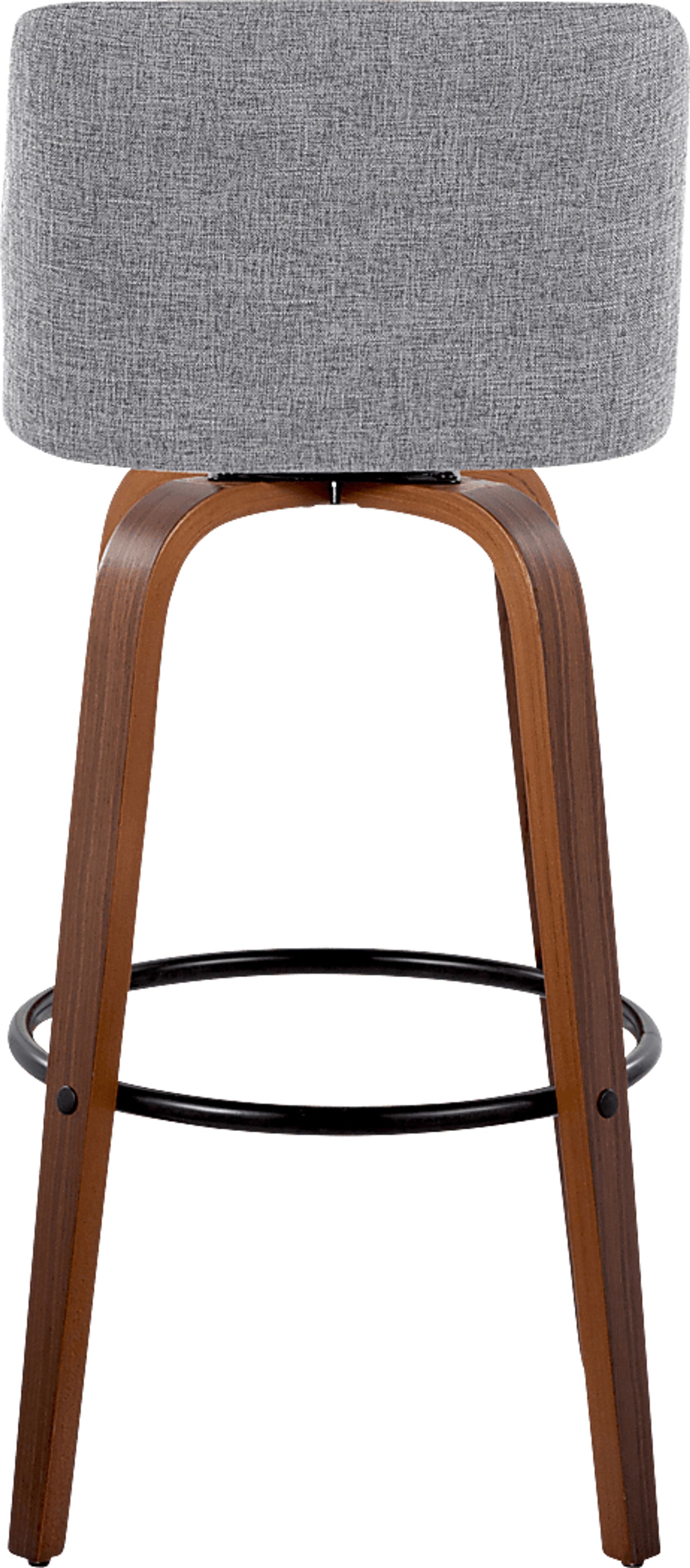 Wymering V Gray Swivel Barstool, Set of 2 - Image 6